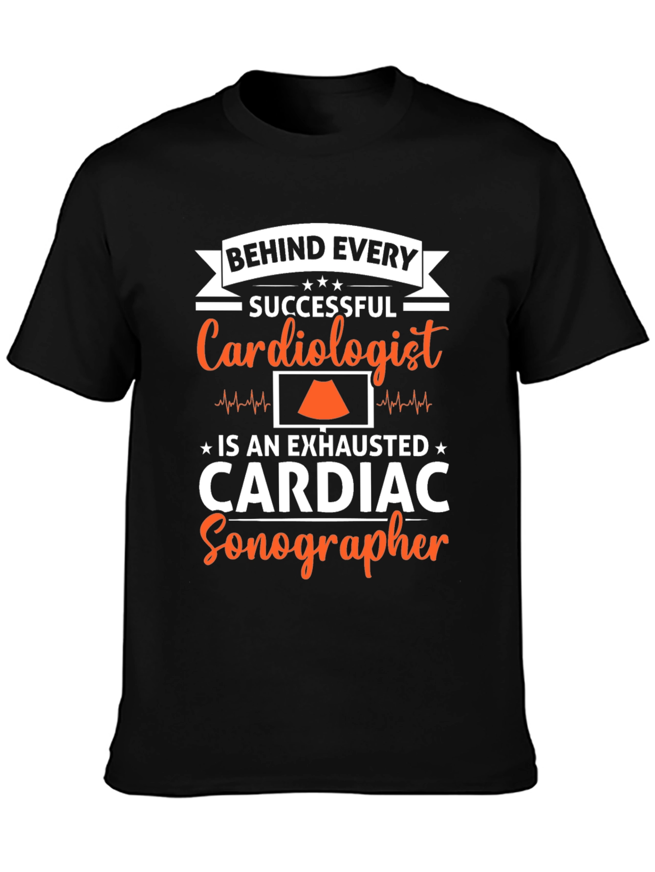 Exhausted Cardiac Sonographer T-Shirt