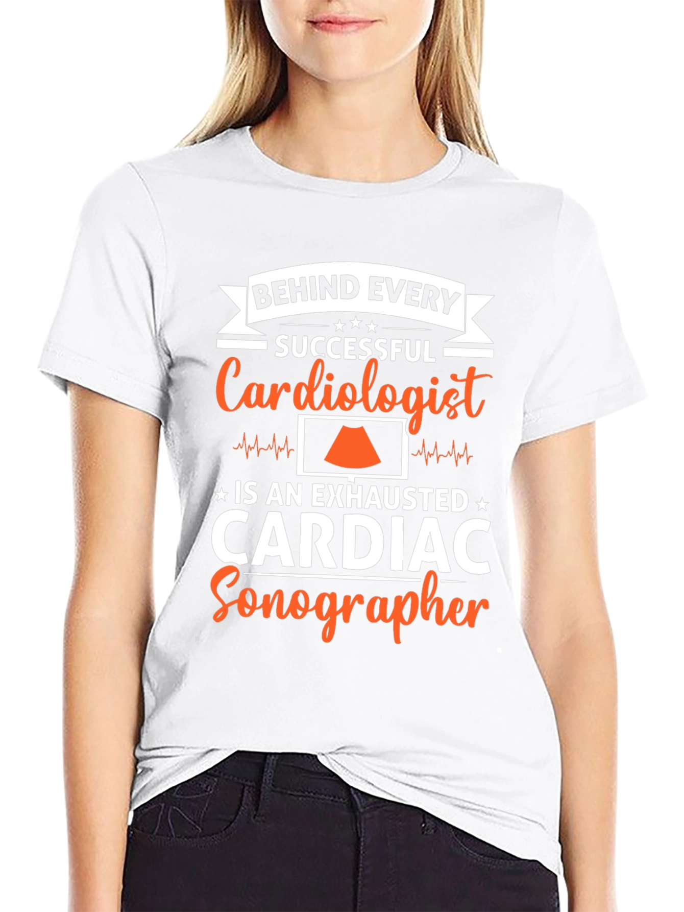 Exhausted Cardiac Sonographer T-Shirt