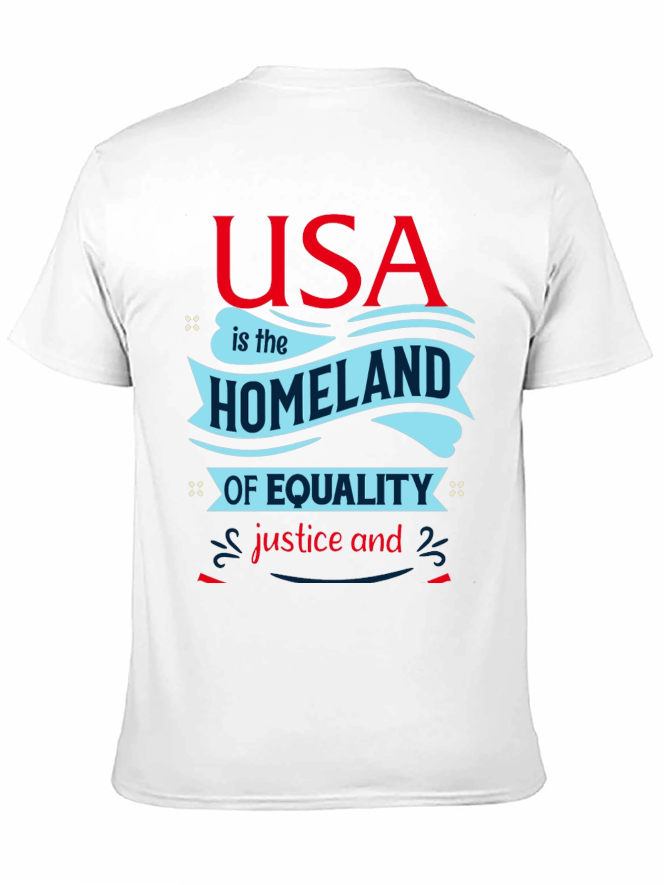 USA Equality T-Shirt - Patriotic Graphic Tee