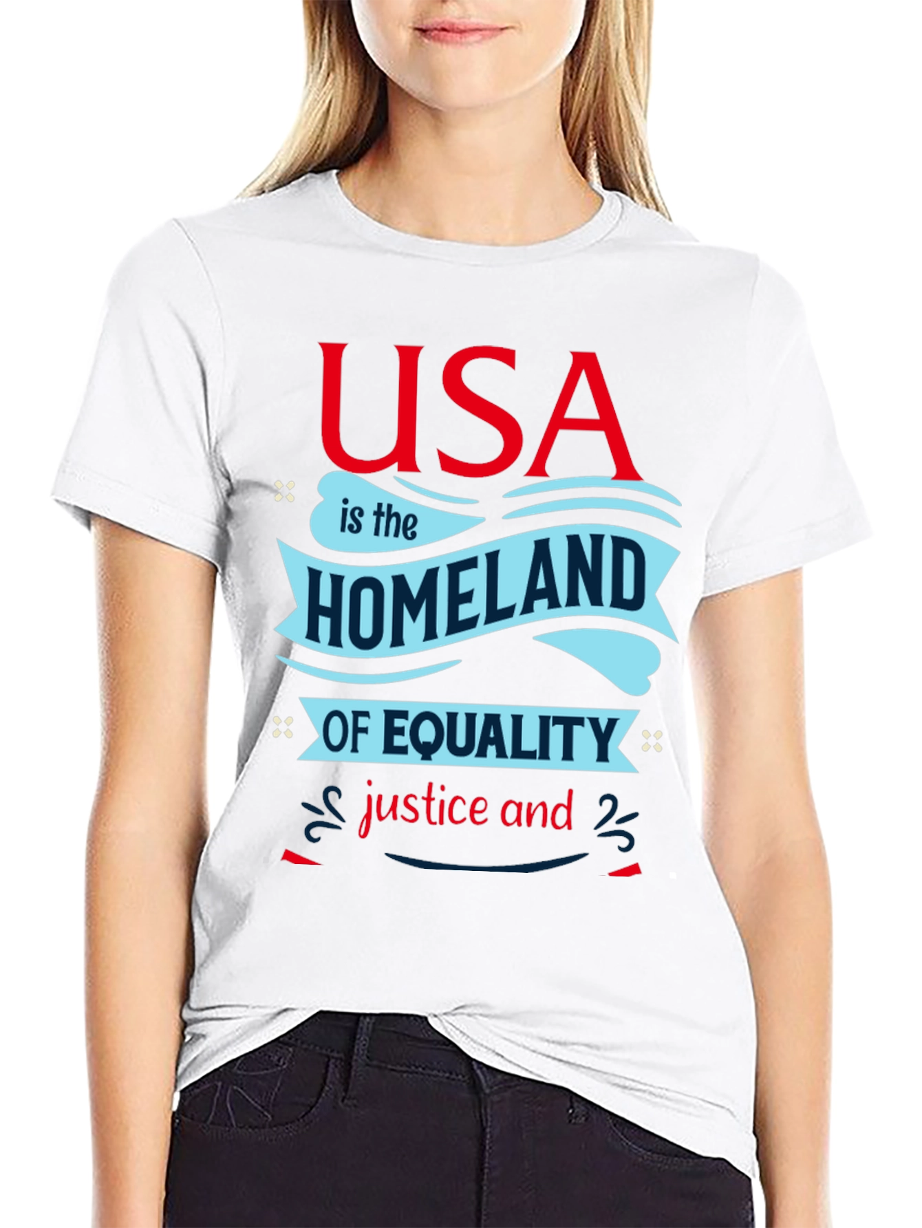 USA Equality T-Shirt - Patriotic Graphic Tee