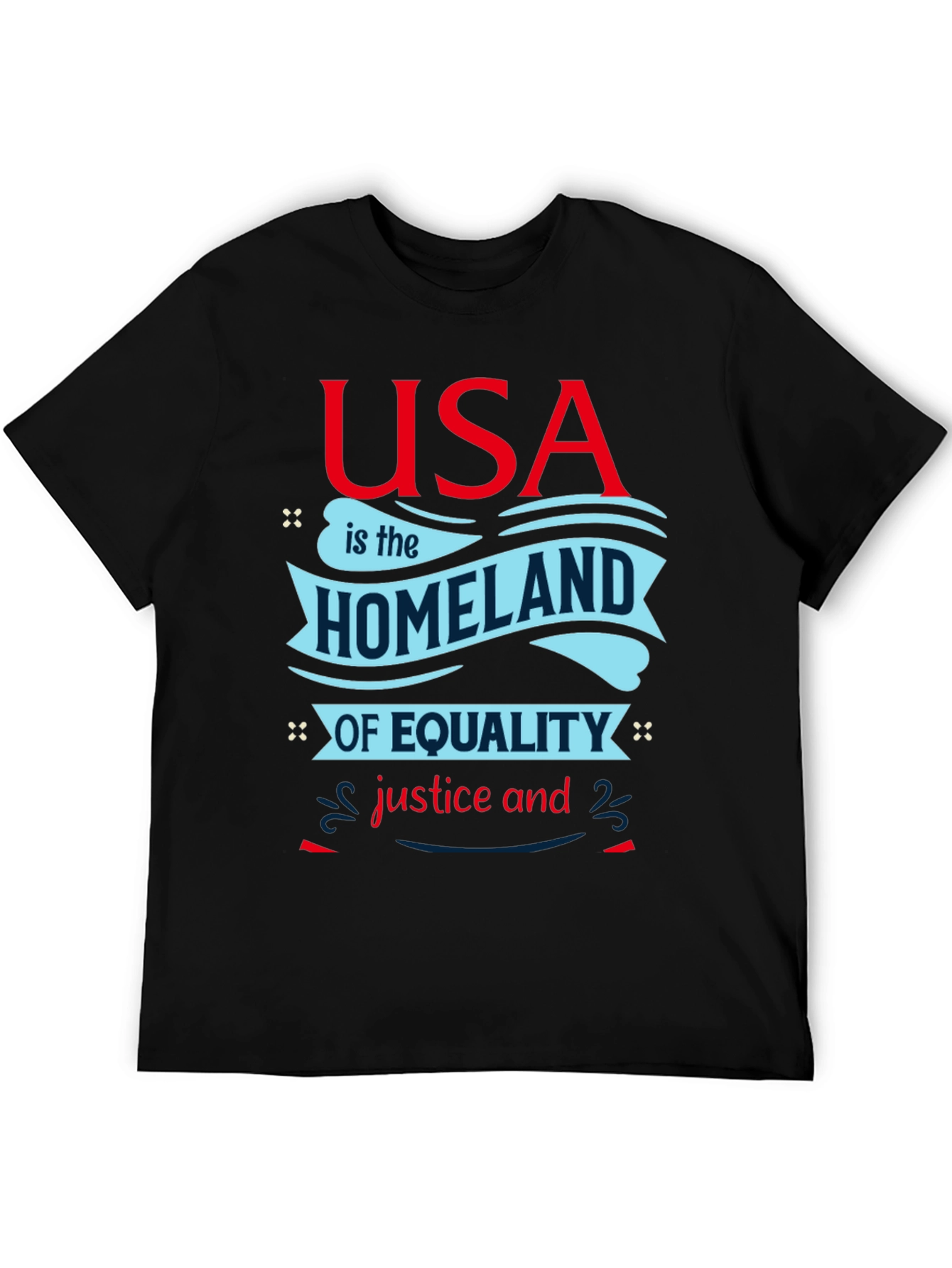 USA Equality T-Shirt - Patriotic Graphic Tee