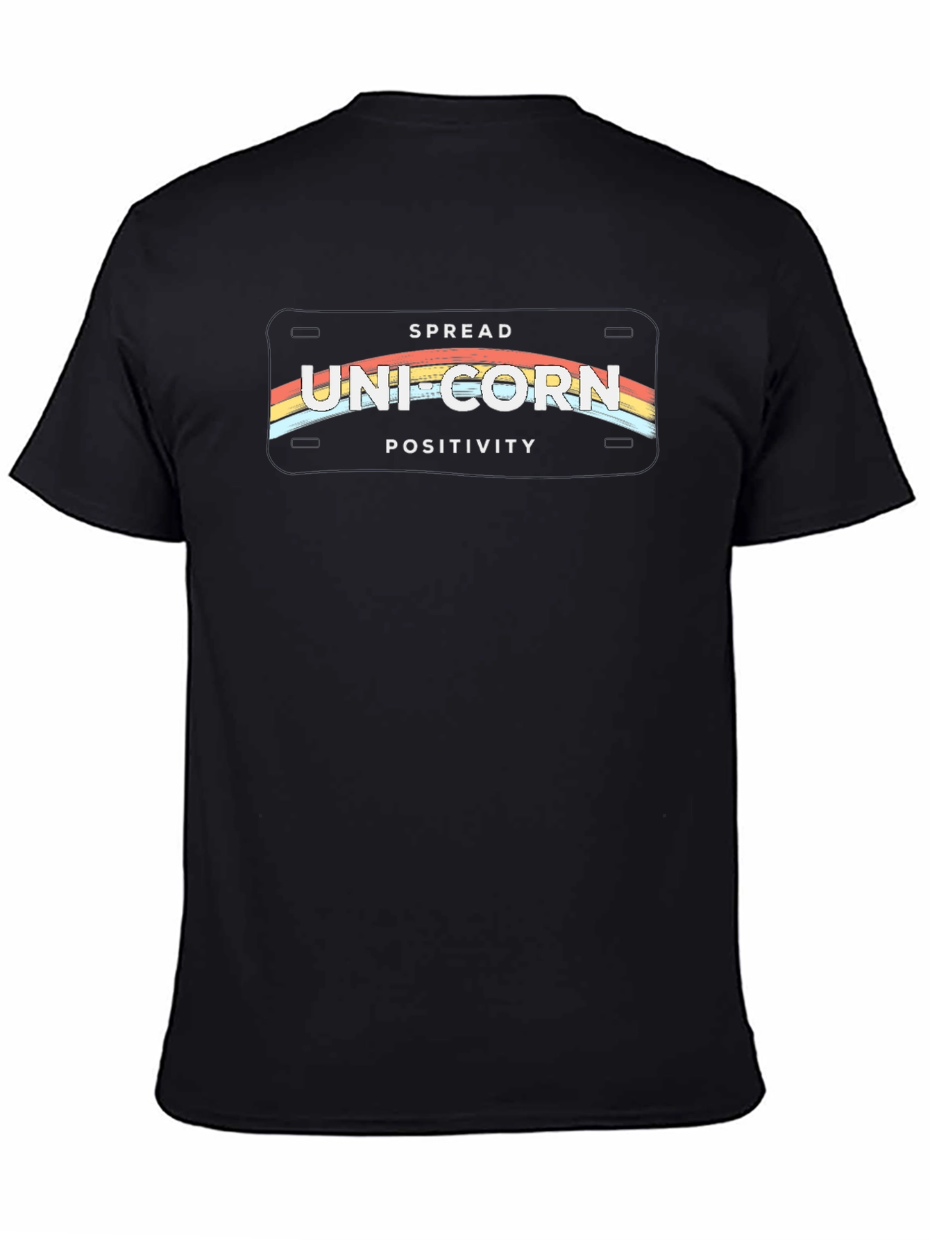 Unicorn Positivity Graphic T-Shirt
