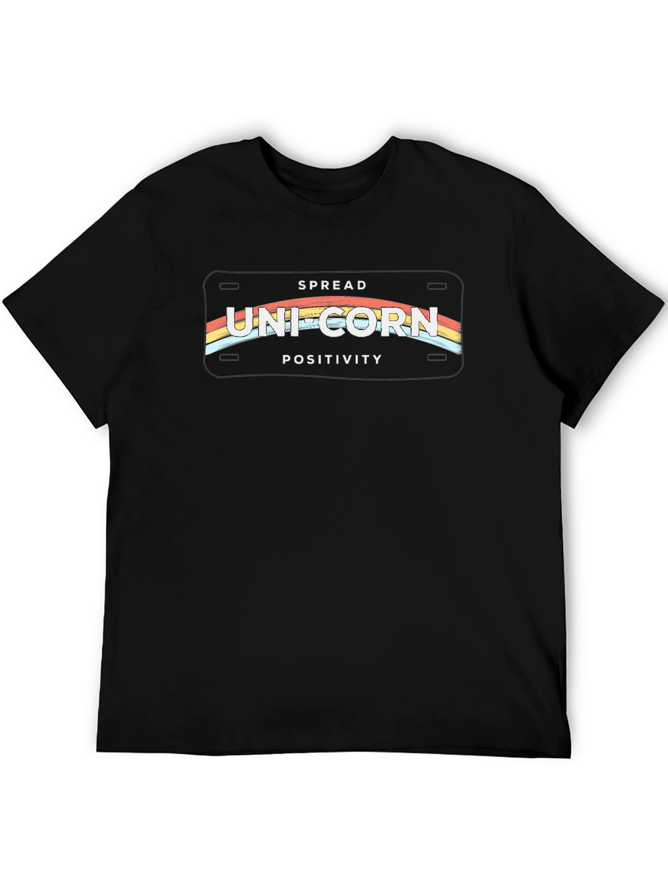 Unicorn Positivity Graphic T-Shirt