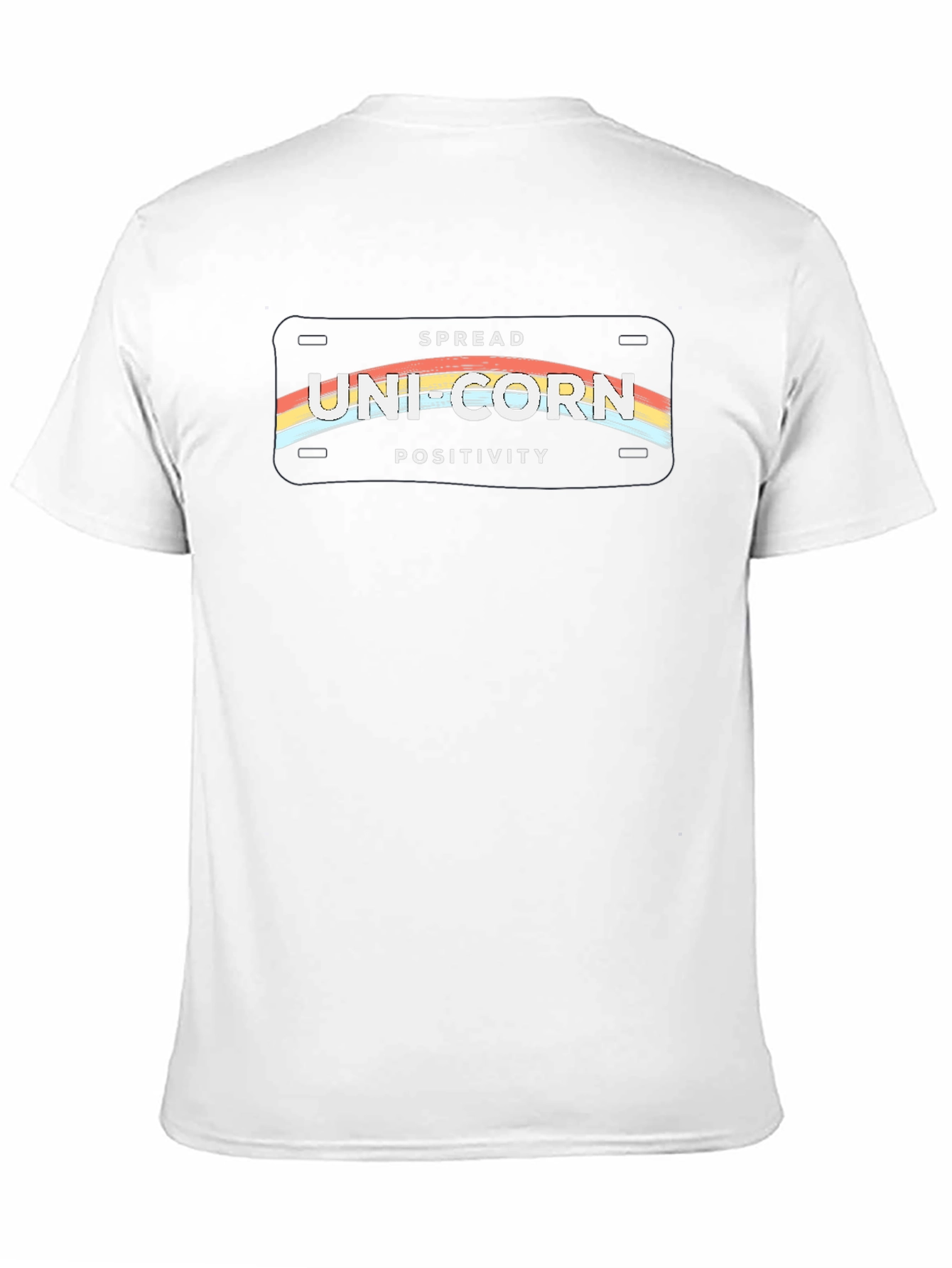 Unicorn Positivity Graphic T-Shirt
