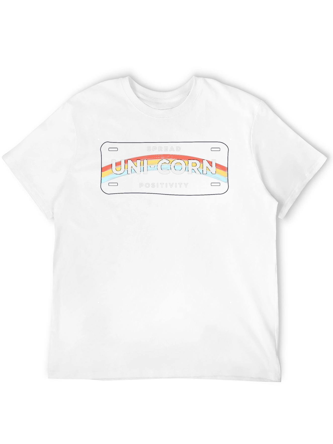 Unicorn Positivity Graphic T-Shirt