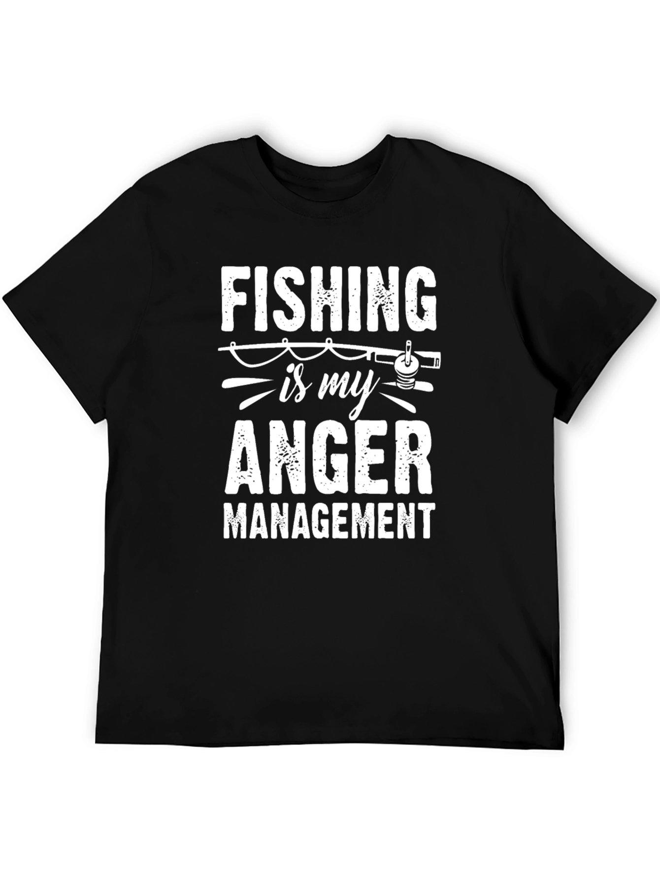 Fishing is My Anger Management Graphic T-Shirt
