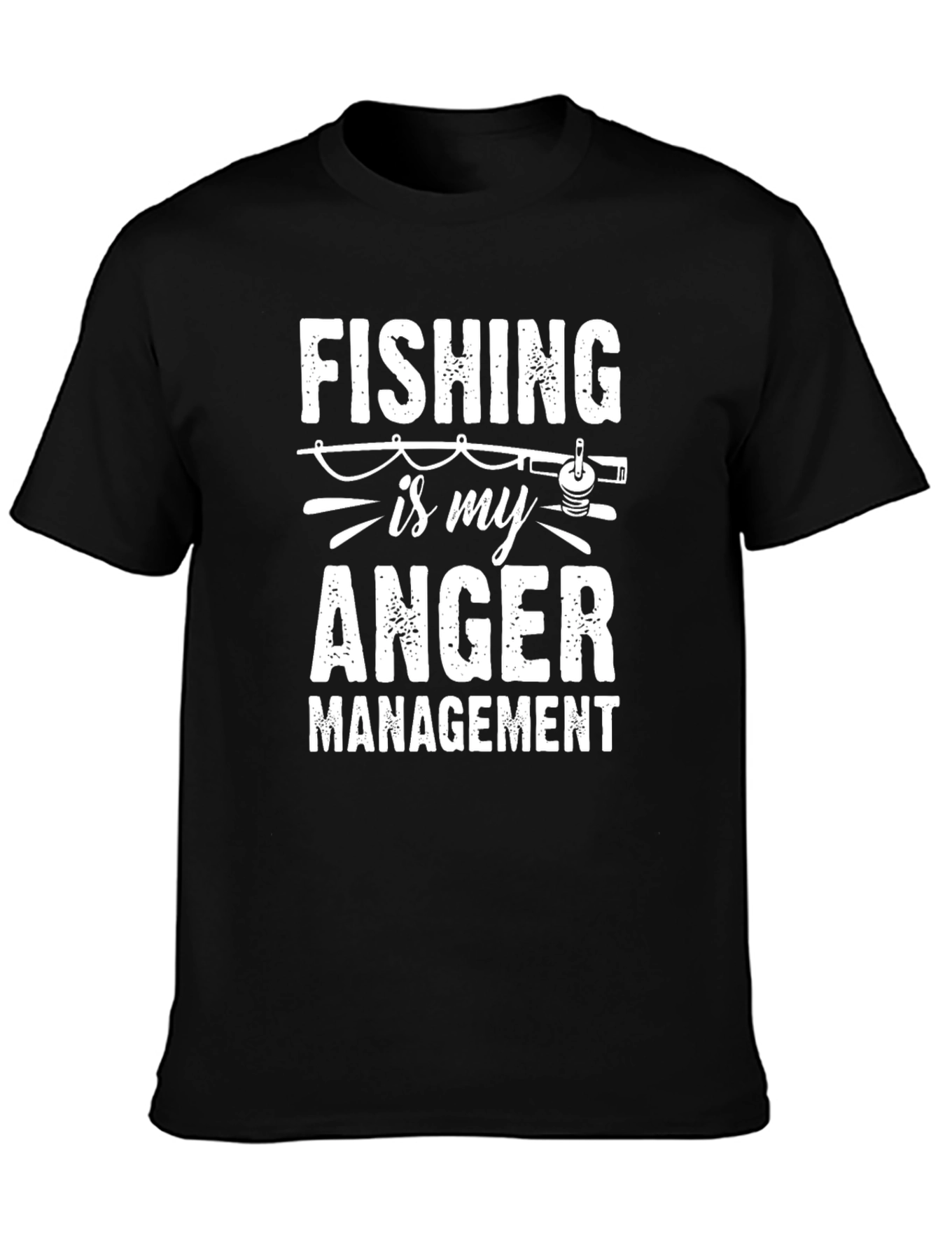 Fishing is My Anger Management Graphic T-Shirt