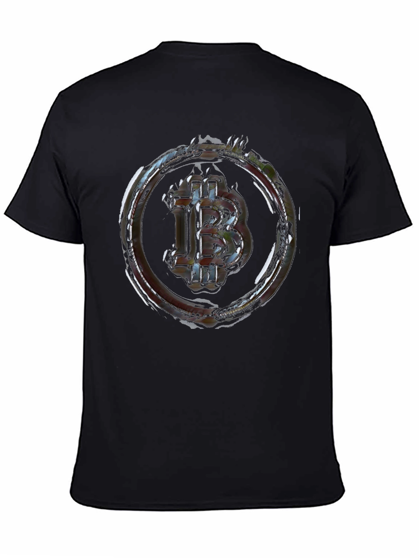 Bitcoin Crypto Currency T-Shirt - Black