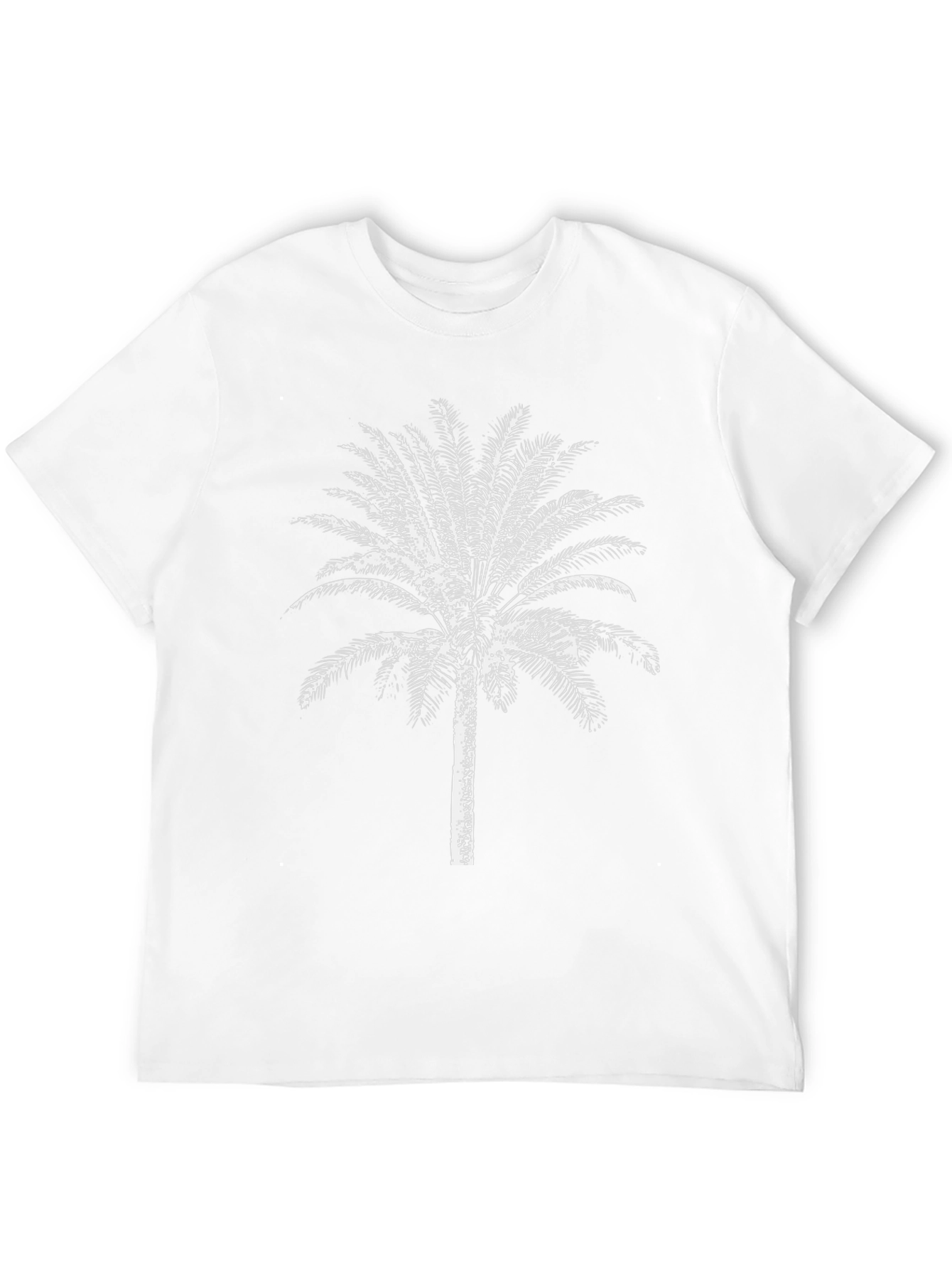 Black Palm Tree Graphic Tee - Casual & Stylish