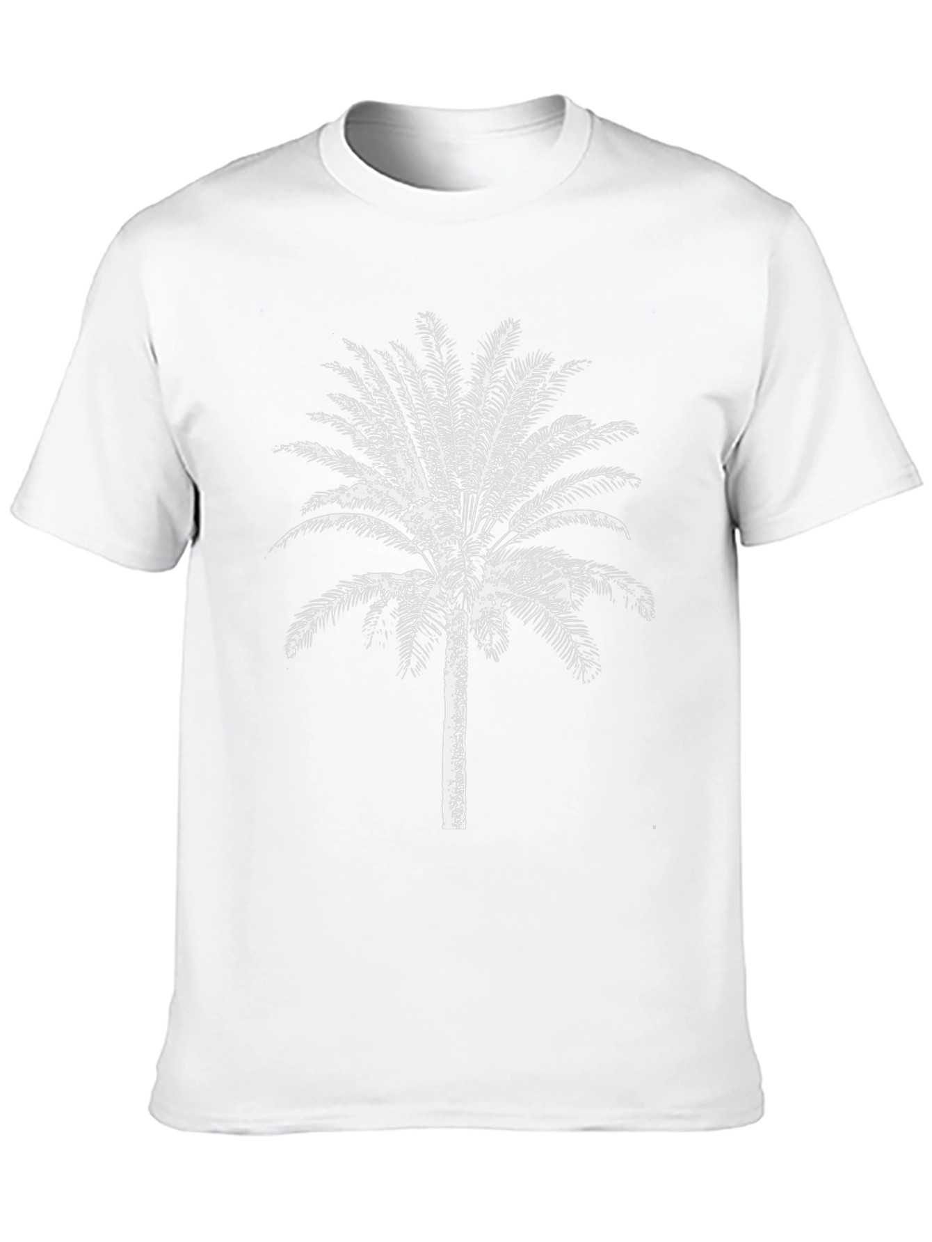 Black Palm Tree Graphic Tee - Casual & Stylish