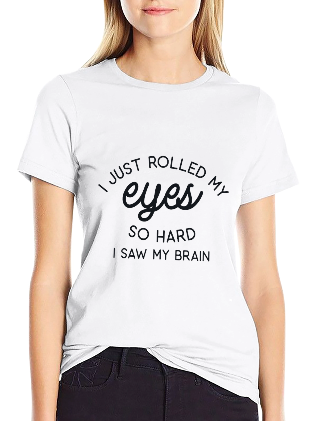 Eyes Roll Backwards T-Shirt - Dark Humor Tee