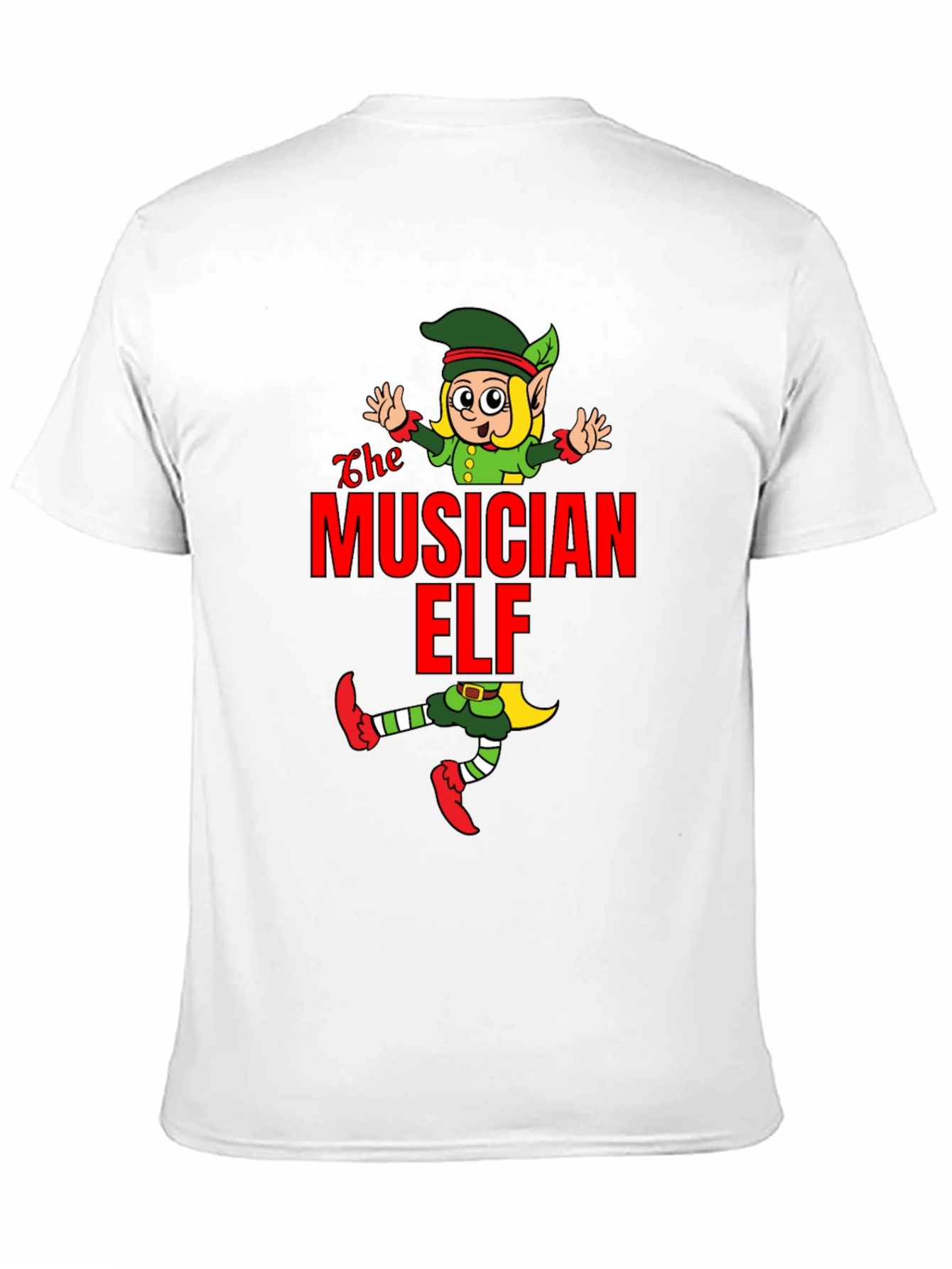The Musician Elf T-Shirt - Holiday Cheer!
