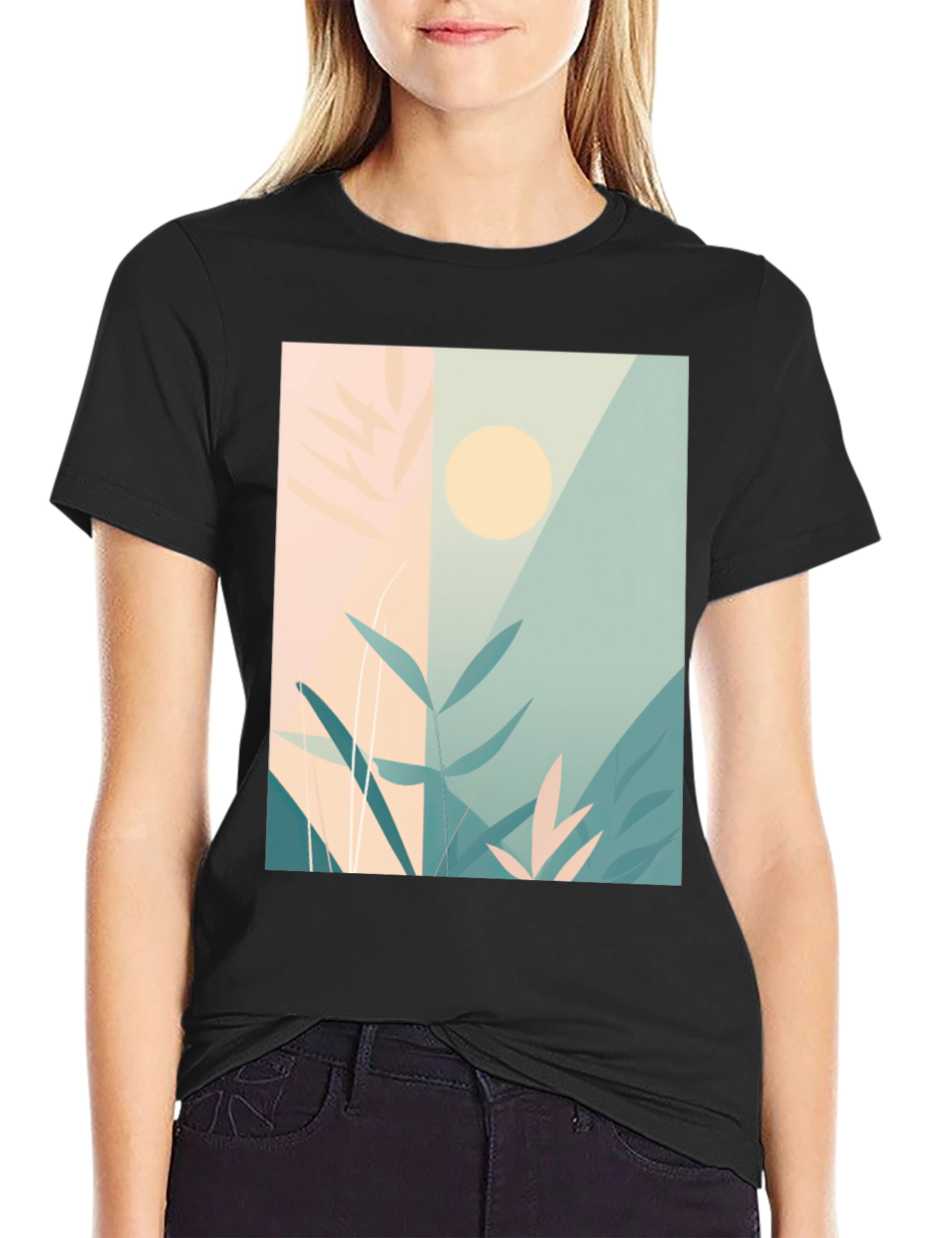 Nature Abstract Graphic Tee