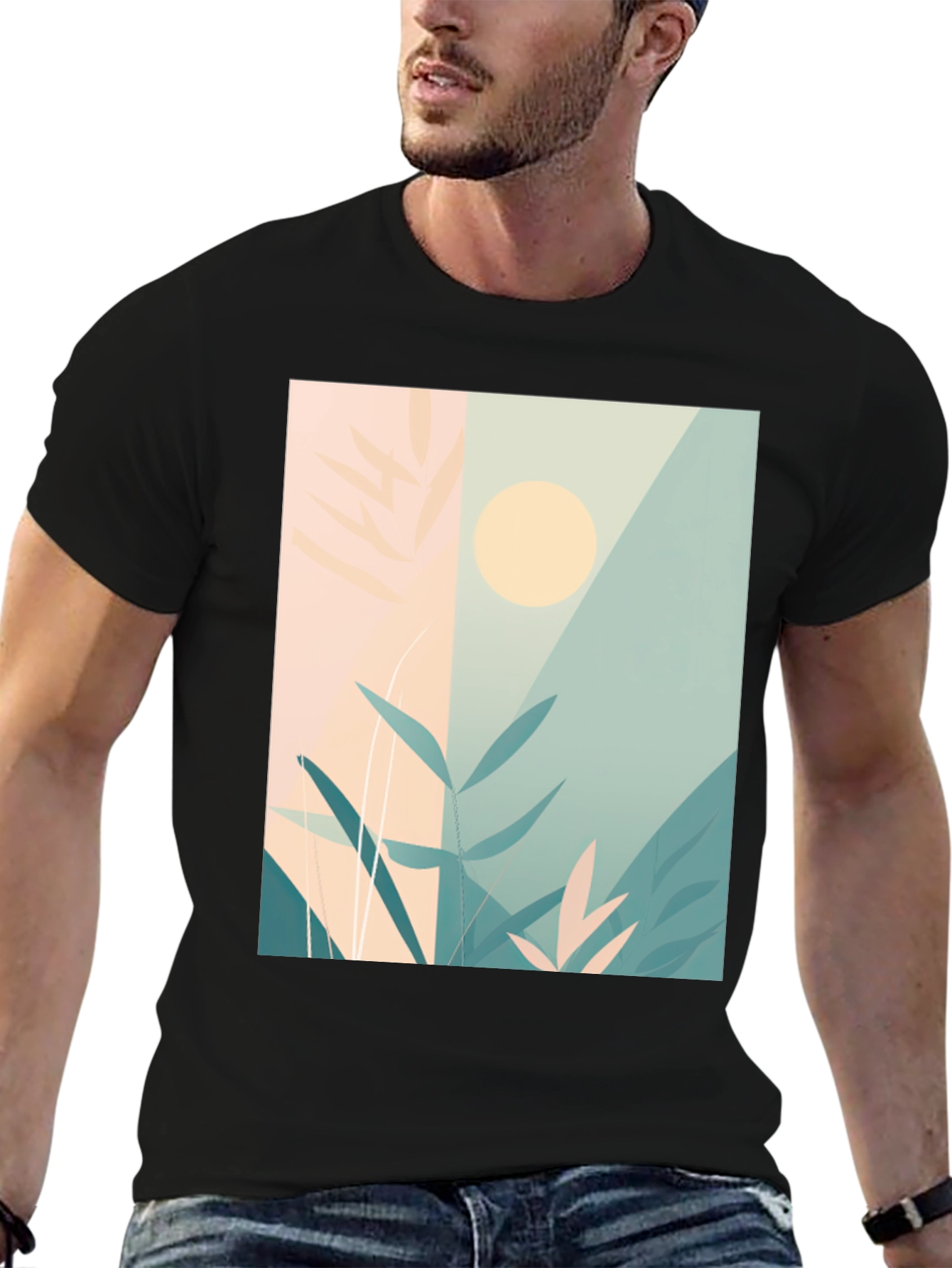Nature Abstract Graphic Tee