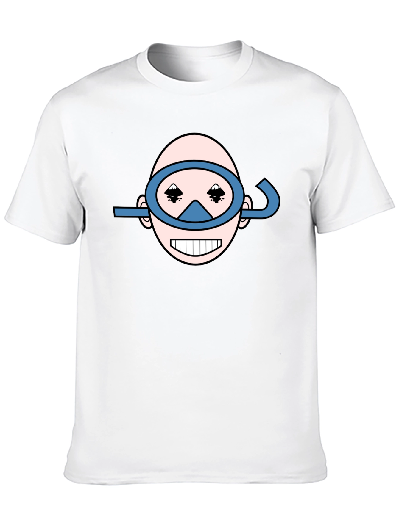 Diver Head Graphic Tee - Black Unisex Shirt