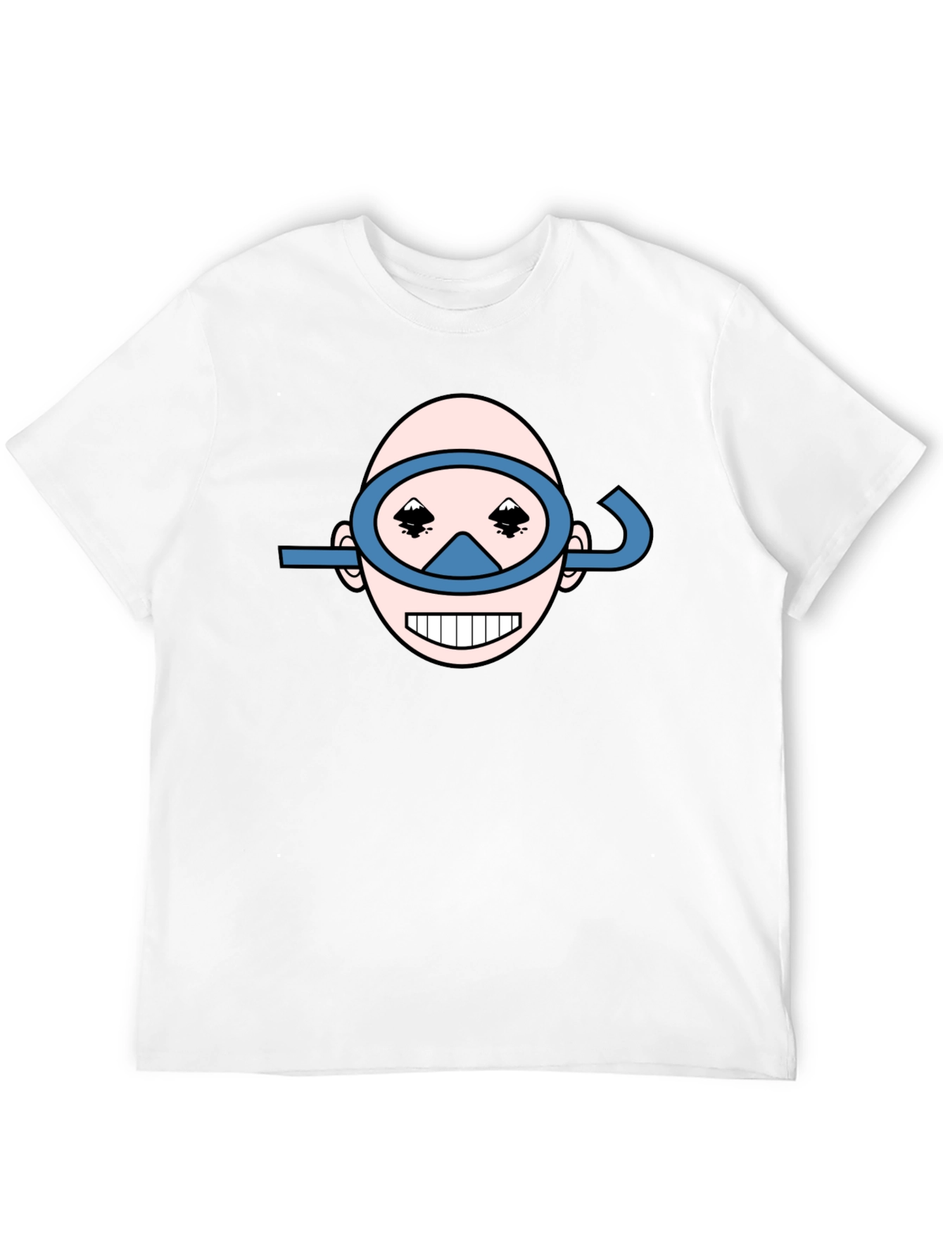 Diver Head Graphic Tee - Black Unisex Shirt