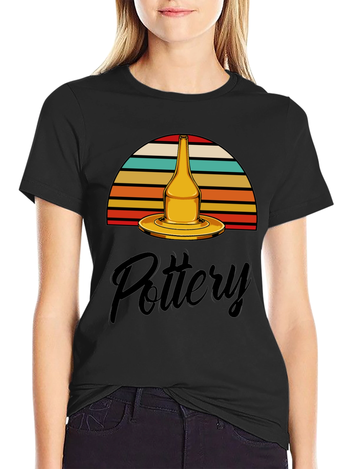 Pottery T-Shirt Retro Design