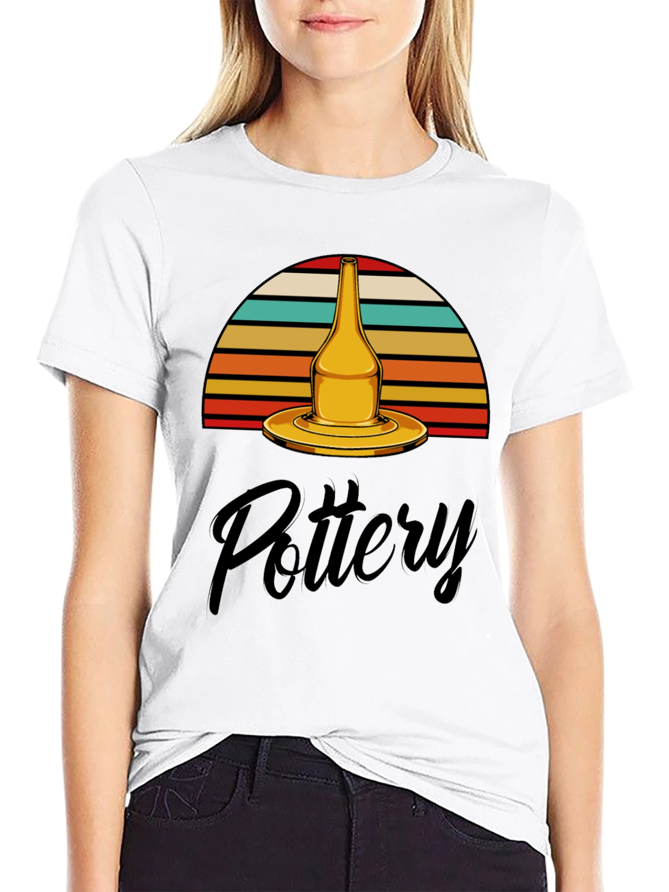 Pottery T-Shirt Retro Design
