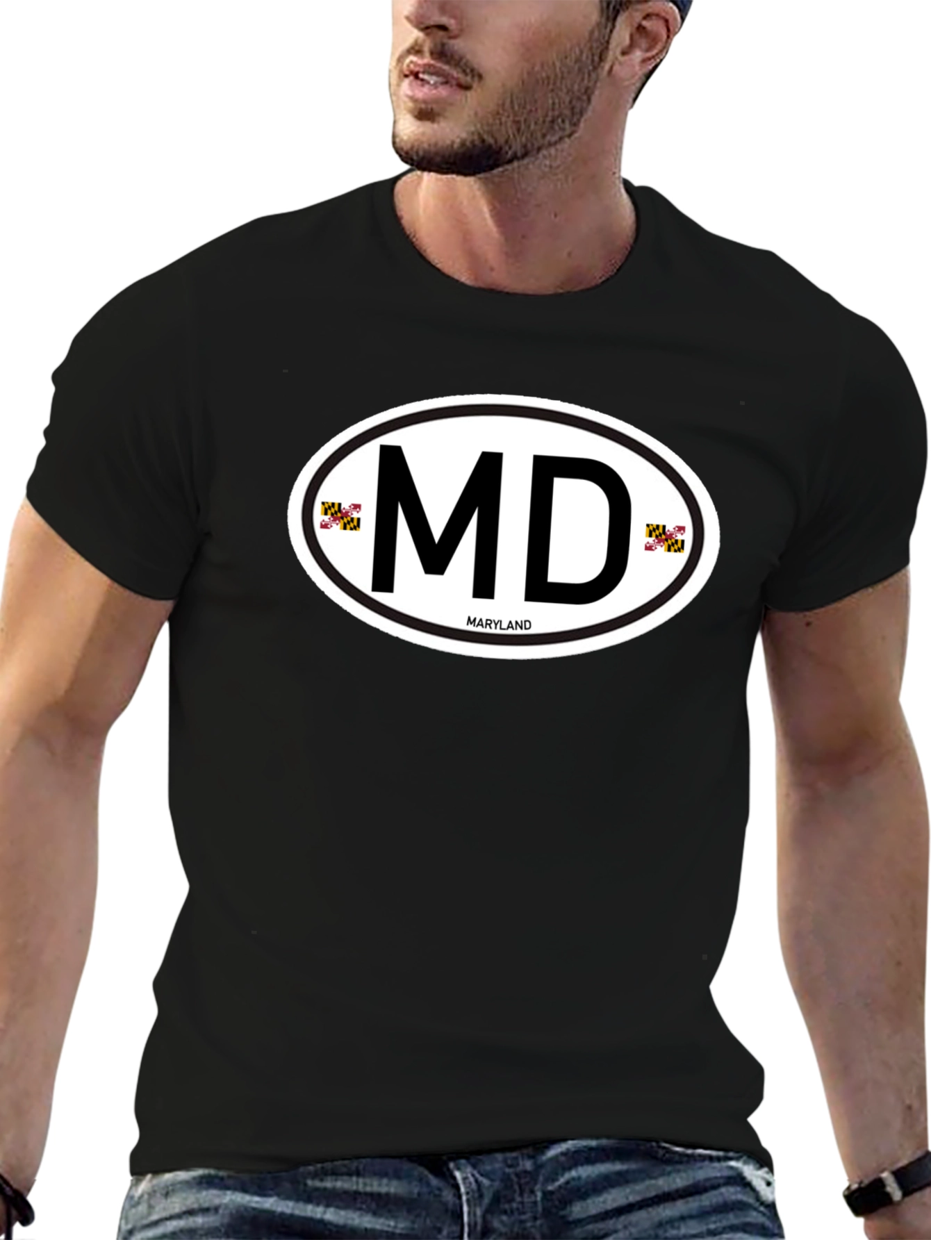 Maryland Pride Tee - MD Oval Design Shirt