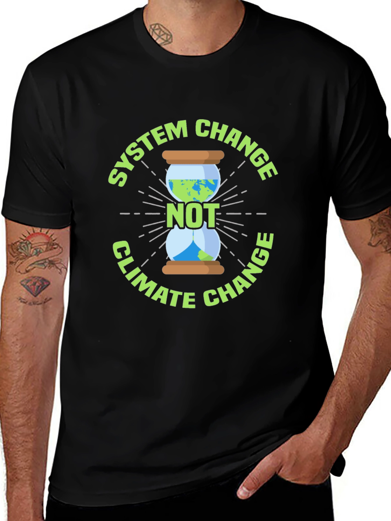 System Change Not Climate Change Graphic Tee