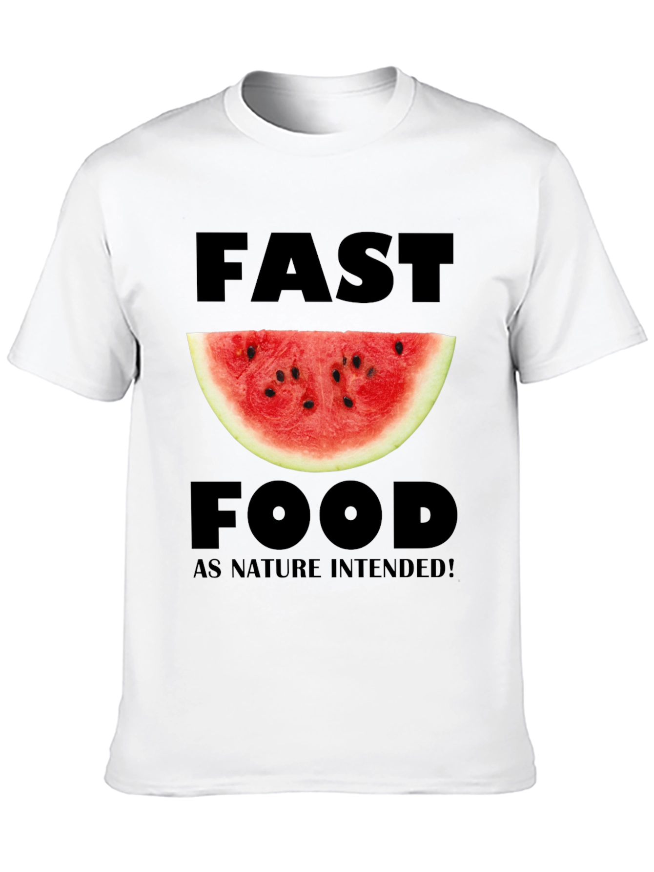 Fast Food Watermelon Graphic T-Shirt