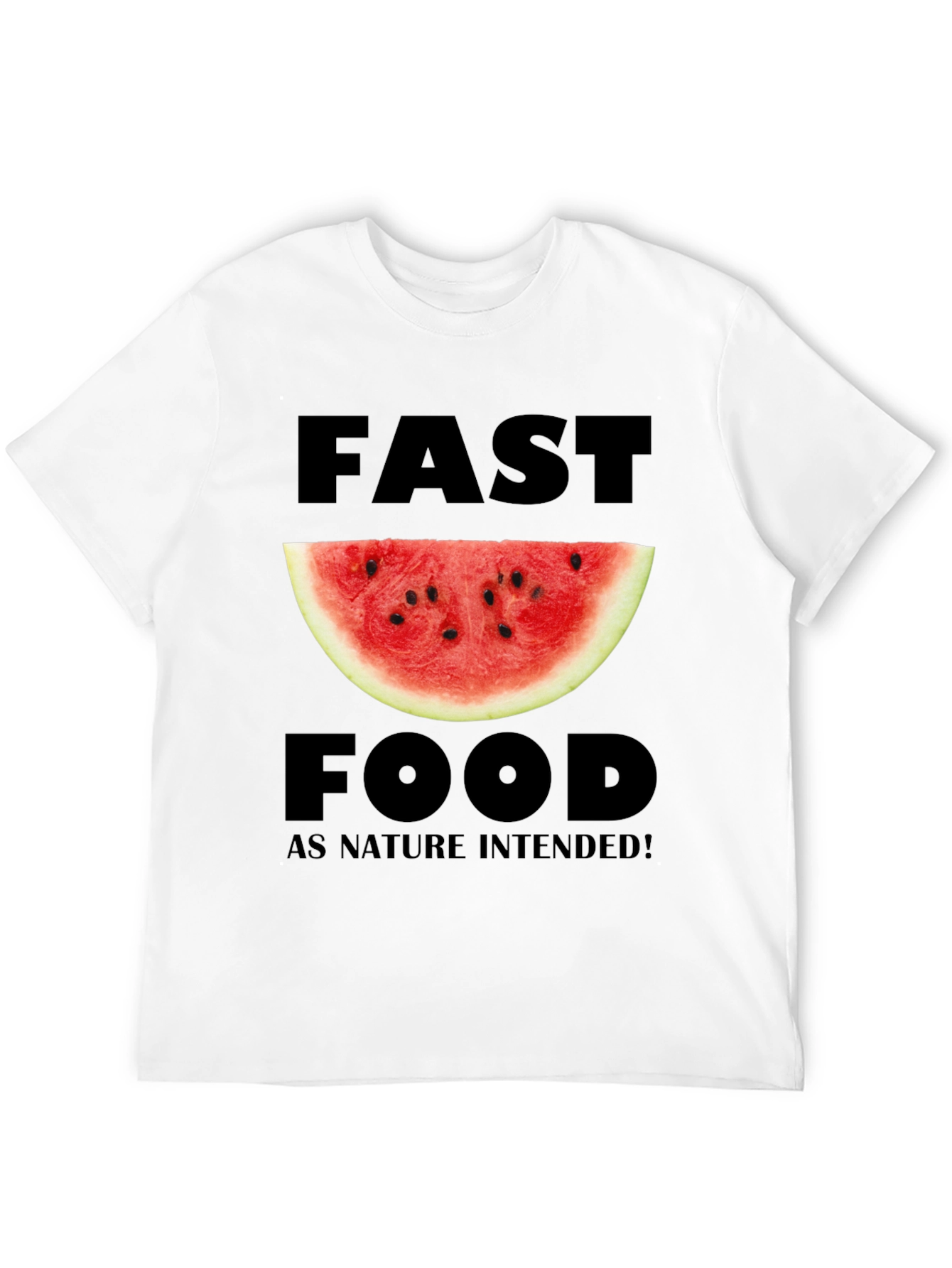 Fast Food Watermelon Graphic T-Shirt