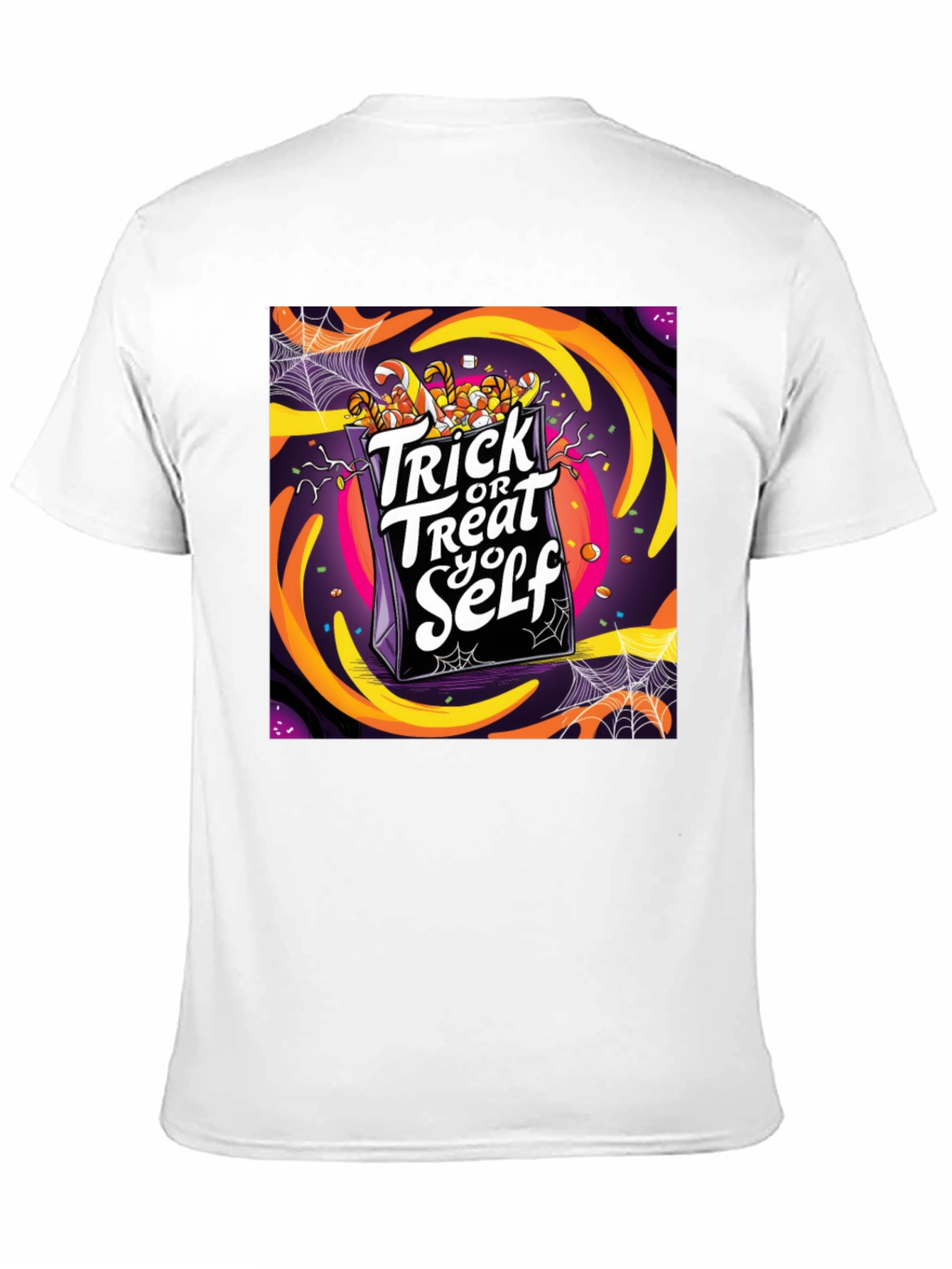 Trick or Treat Yo Self Graphic T-Shirt