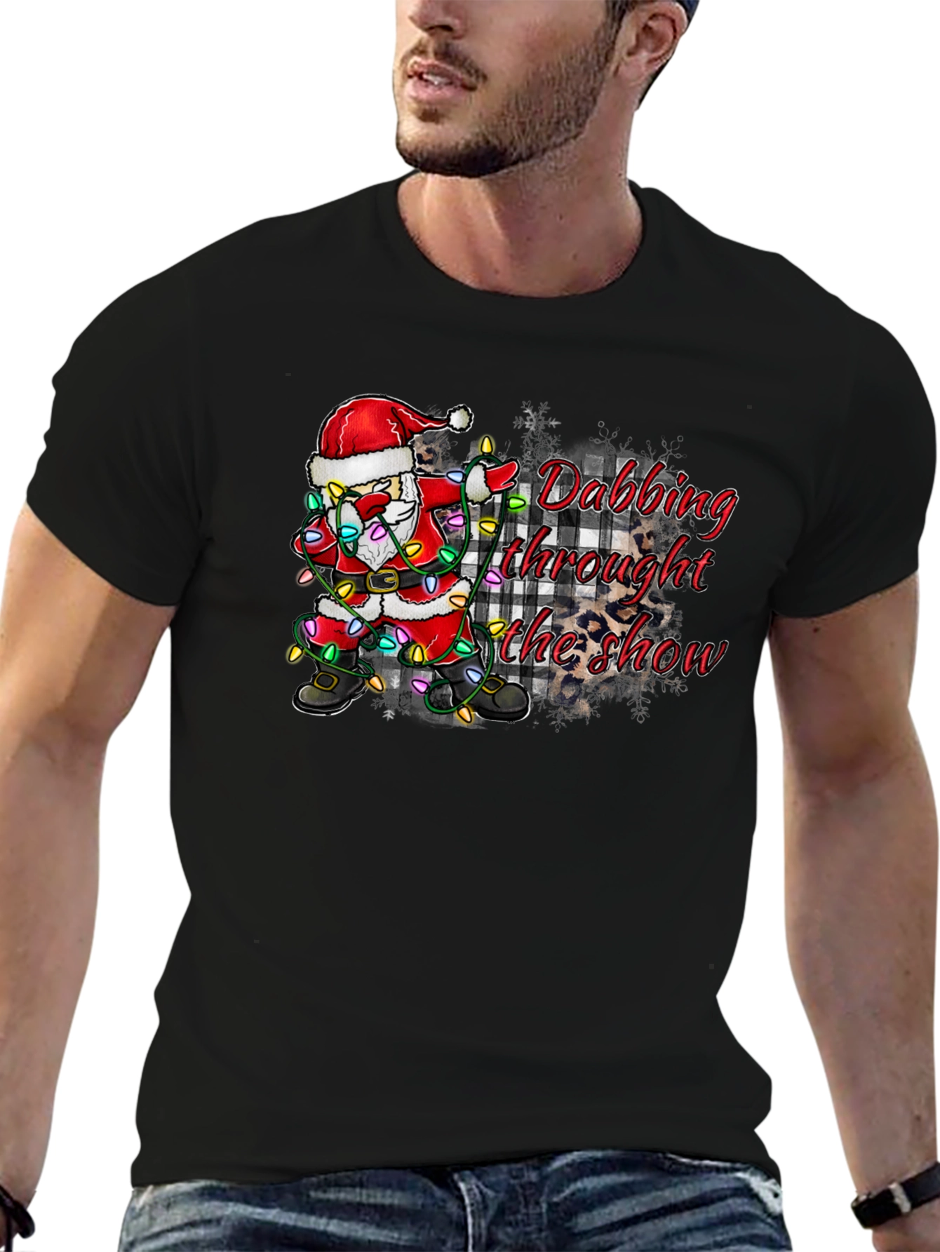 Dabbing Santa Christmas T-Shirt