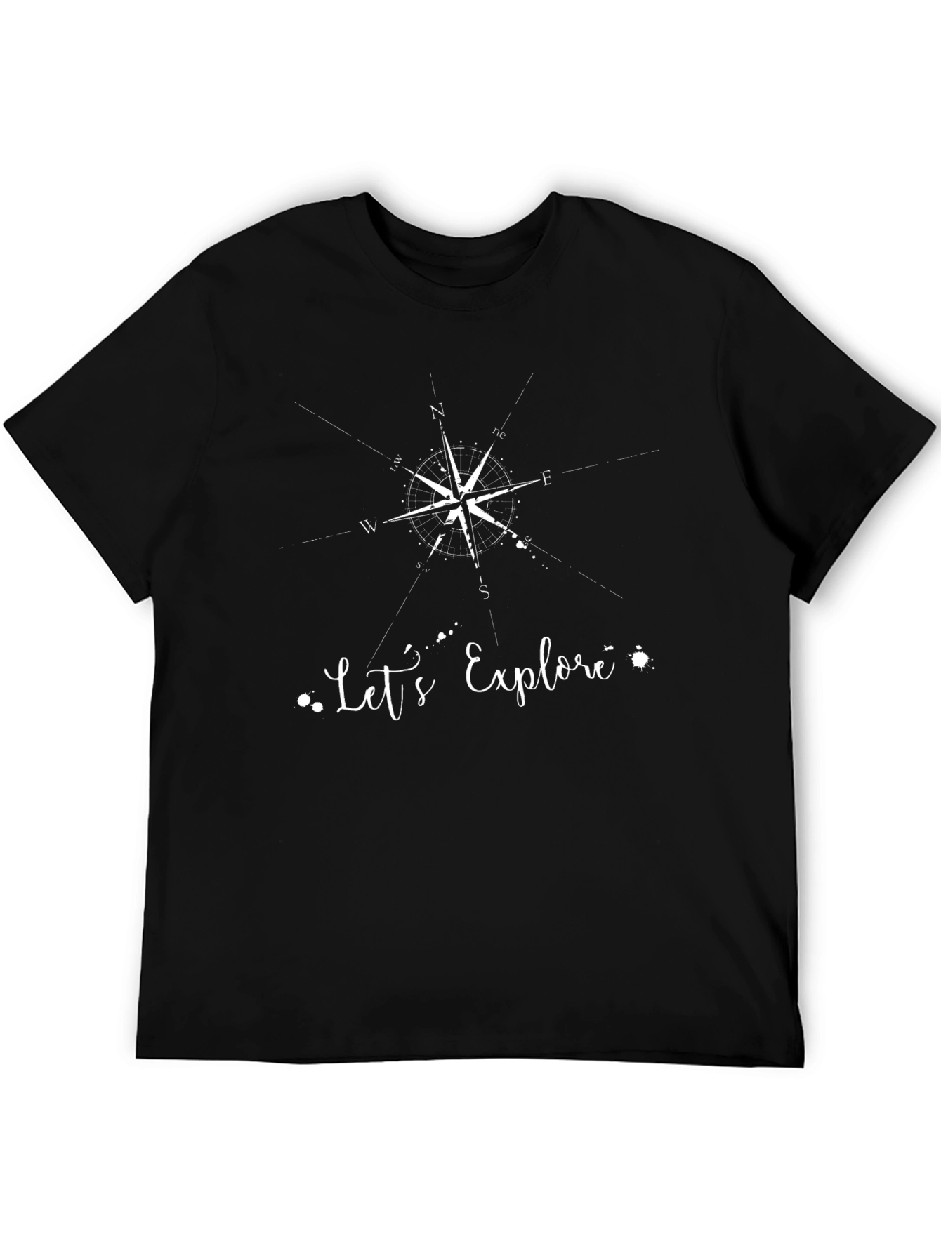 Explore Compass Graphic Tee - Stylish Adventure Shirt