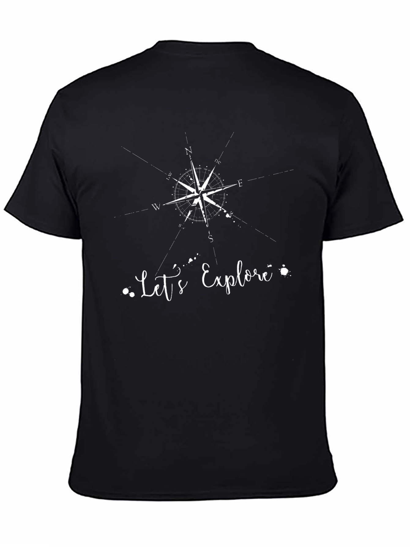 Explore Compass Graphic Tee - Stylish Adventure Shirt