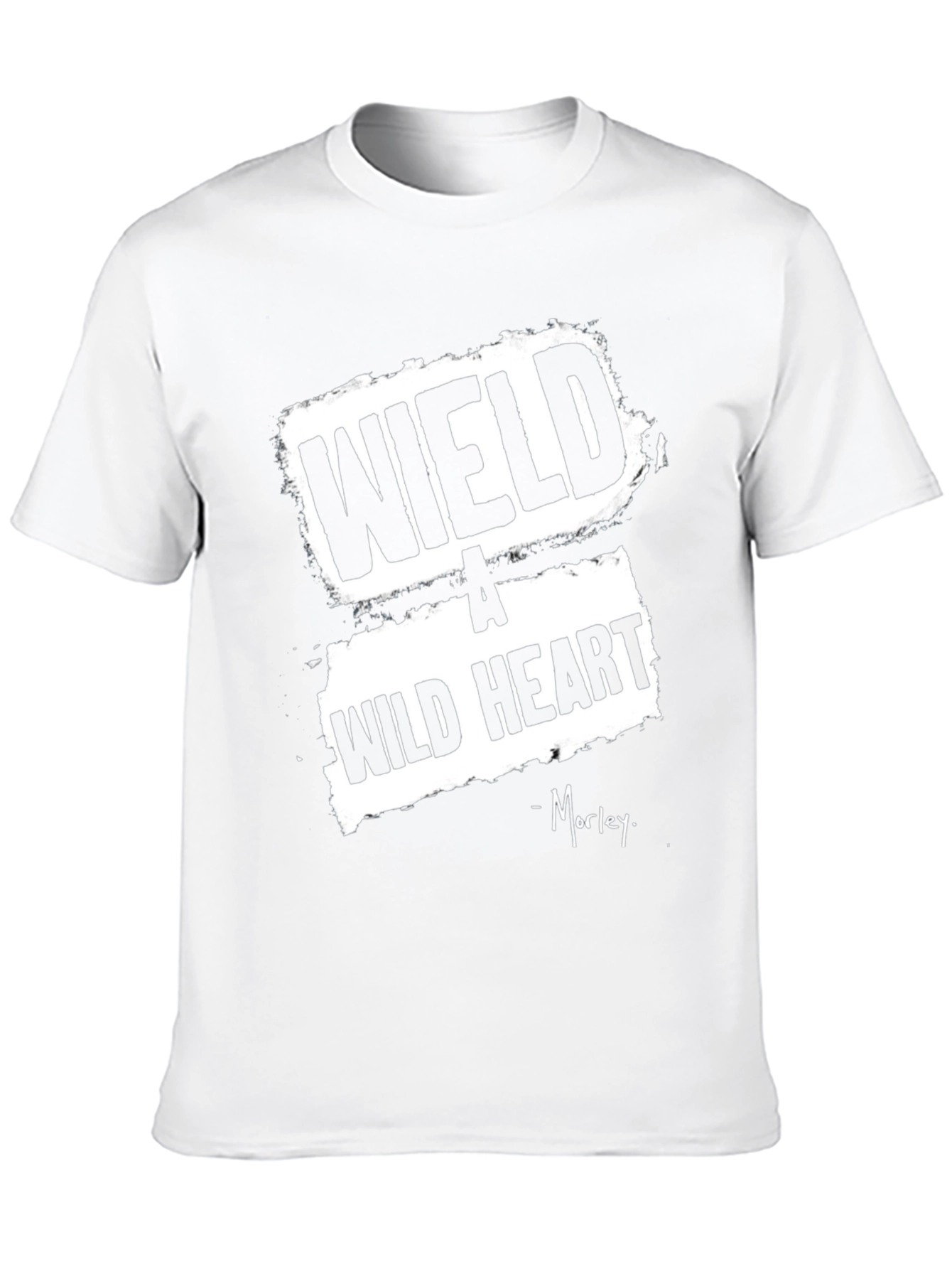 Wield A Wild Heart Black Graphic T-Shirt