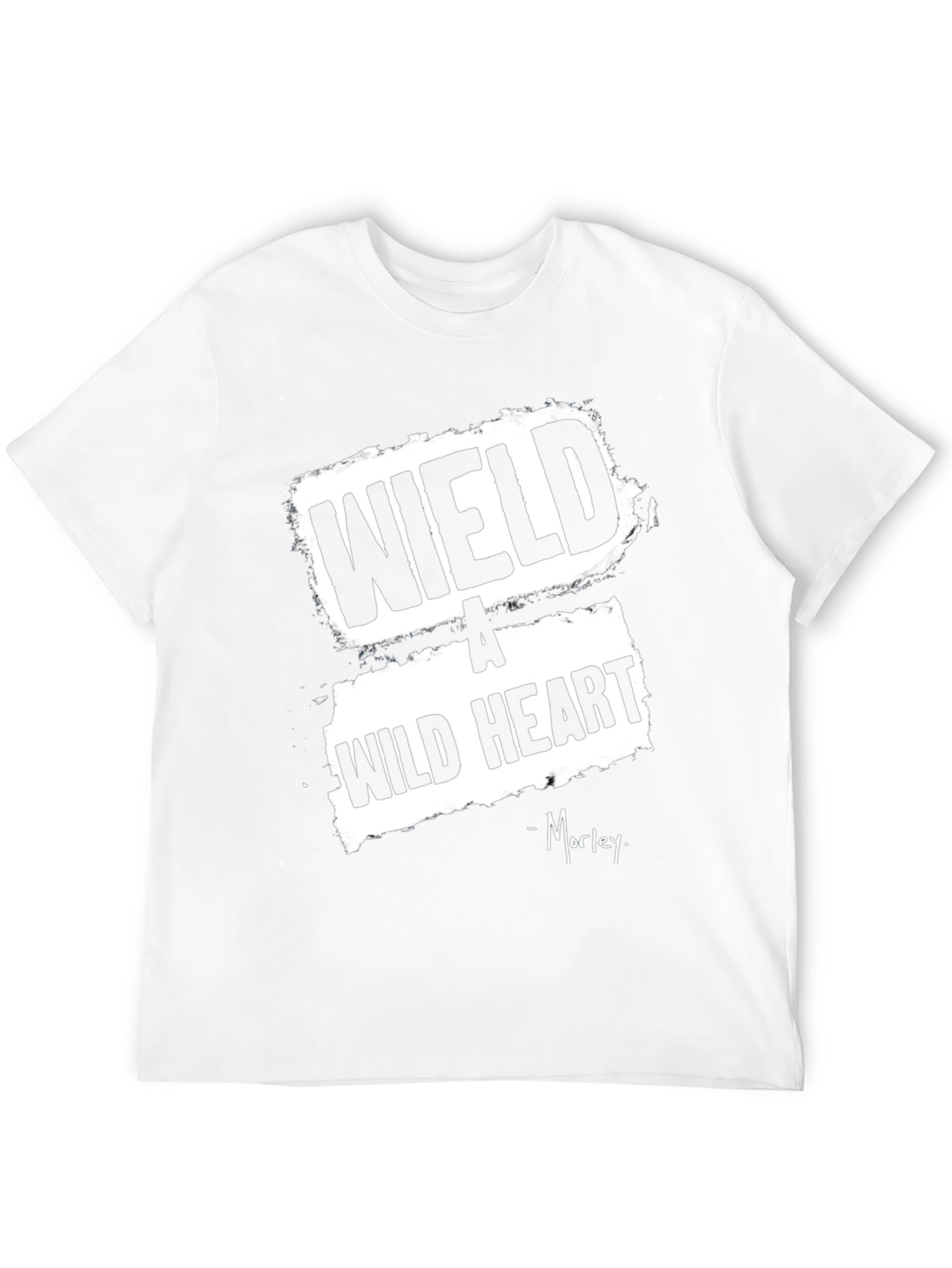 Wield A Wild Heart Black Graphic T-Shirt