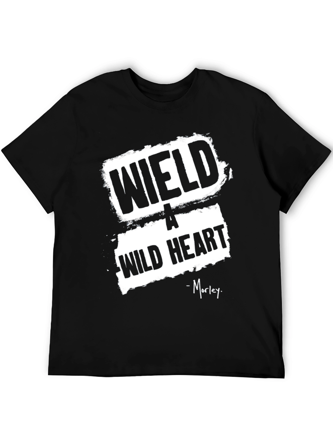 Wield A Wild Heart Black Graphic T-Shirt