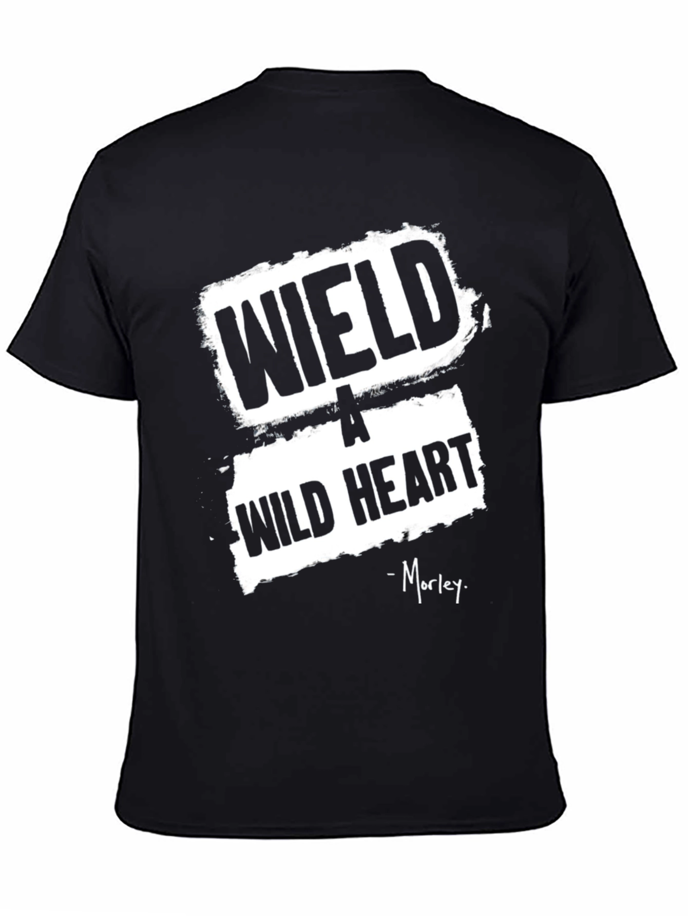 Wield A Wild Heart Black Graphic T-Shirt