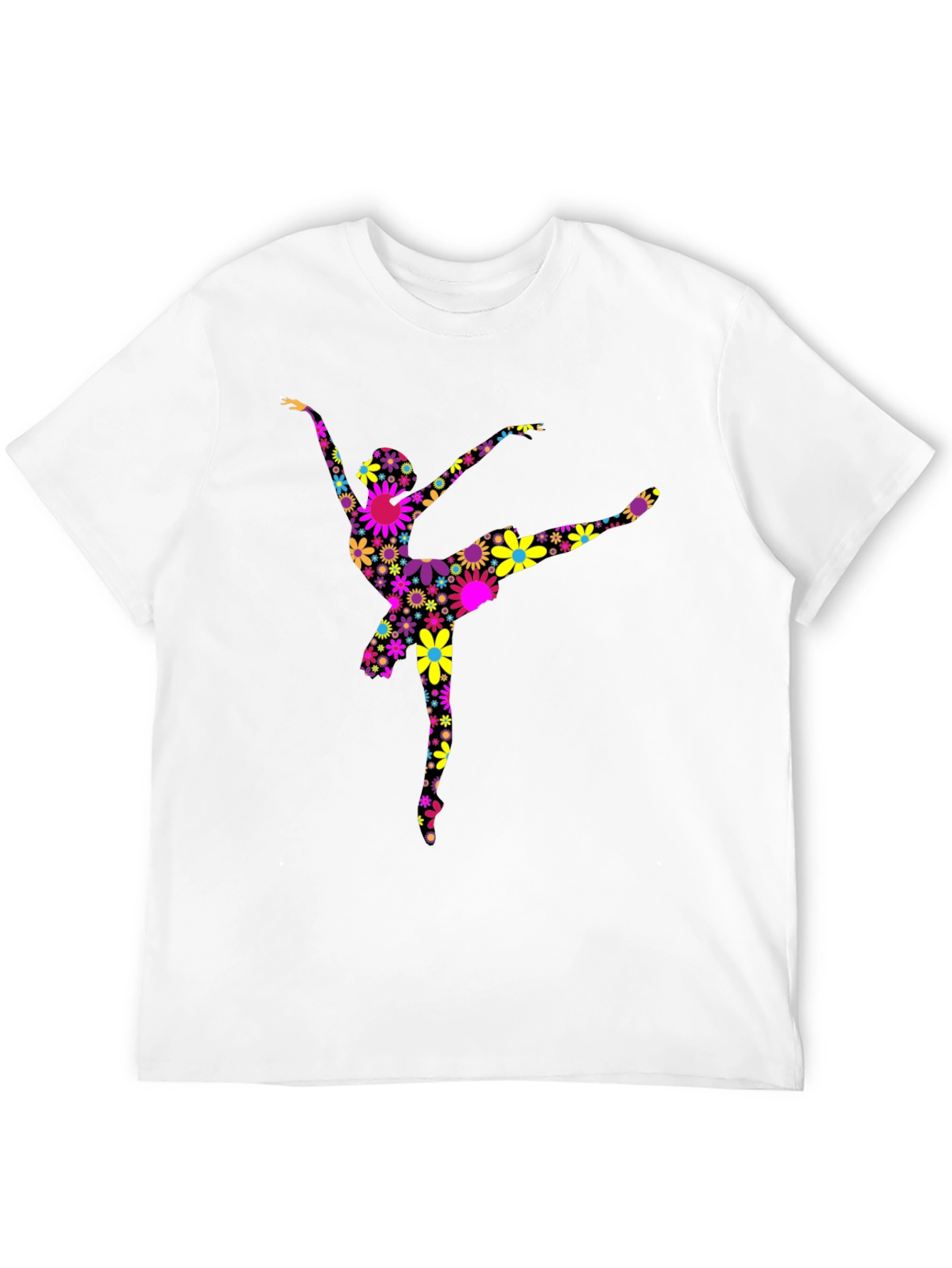Floral Ballerina Graphic T-Shirt