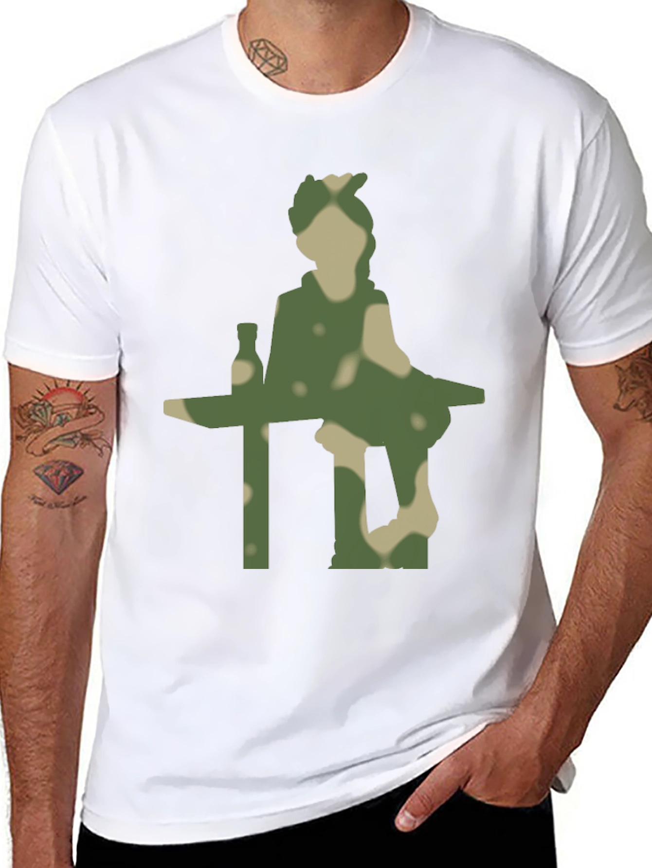 Camouflage Silhouette T-Shirt