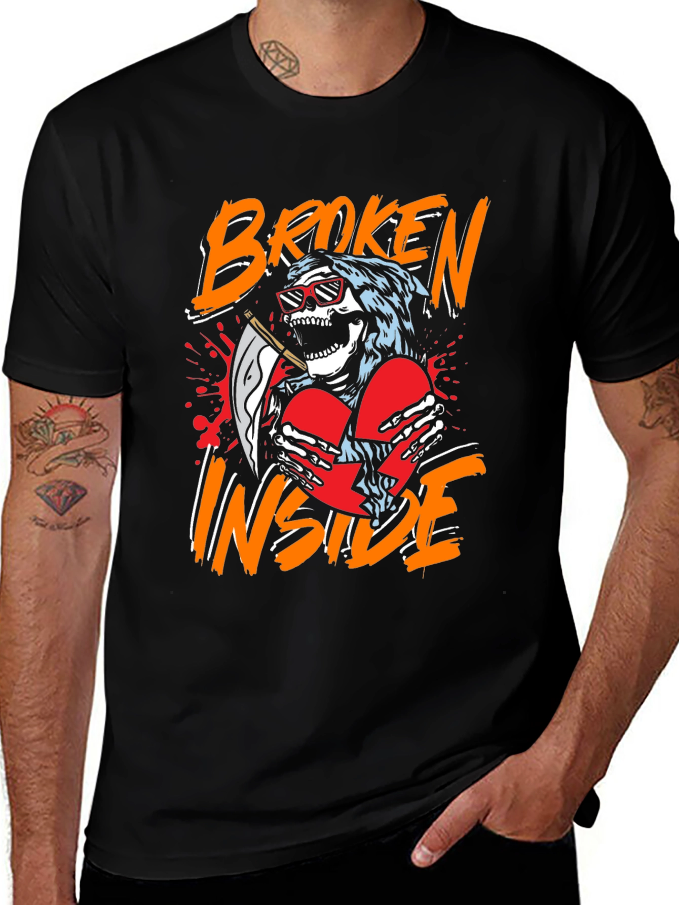 Broken Inside Graphic T-Shirt