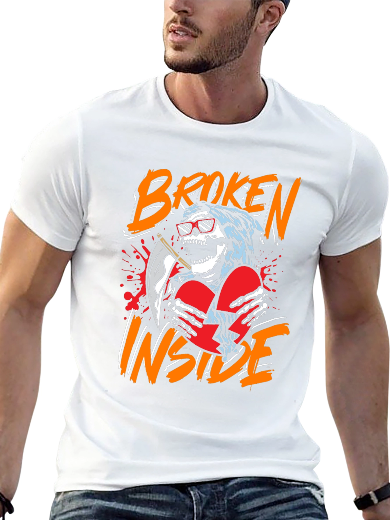 Broken Inside Graphic T-Shirt