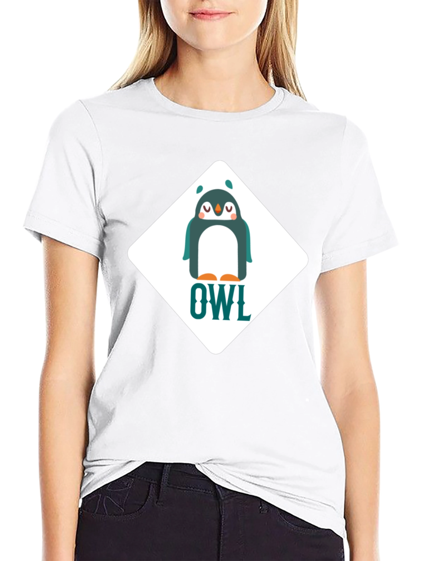Penguin OWL T-Shirt - Unique Graphic Tee