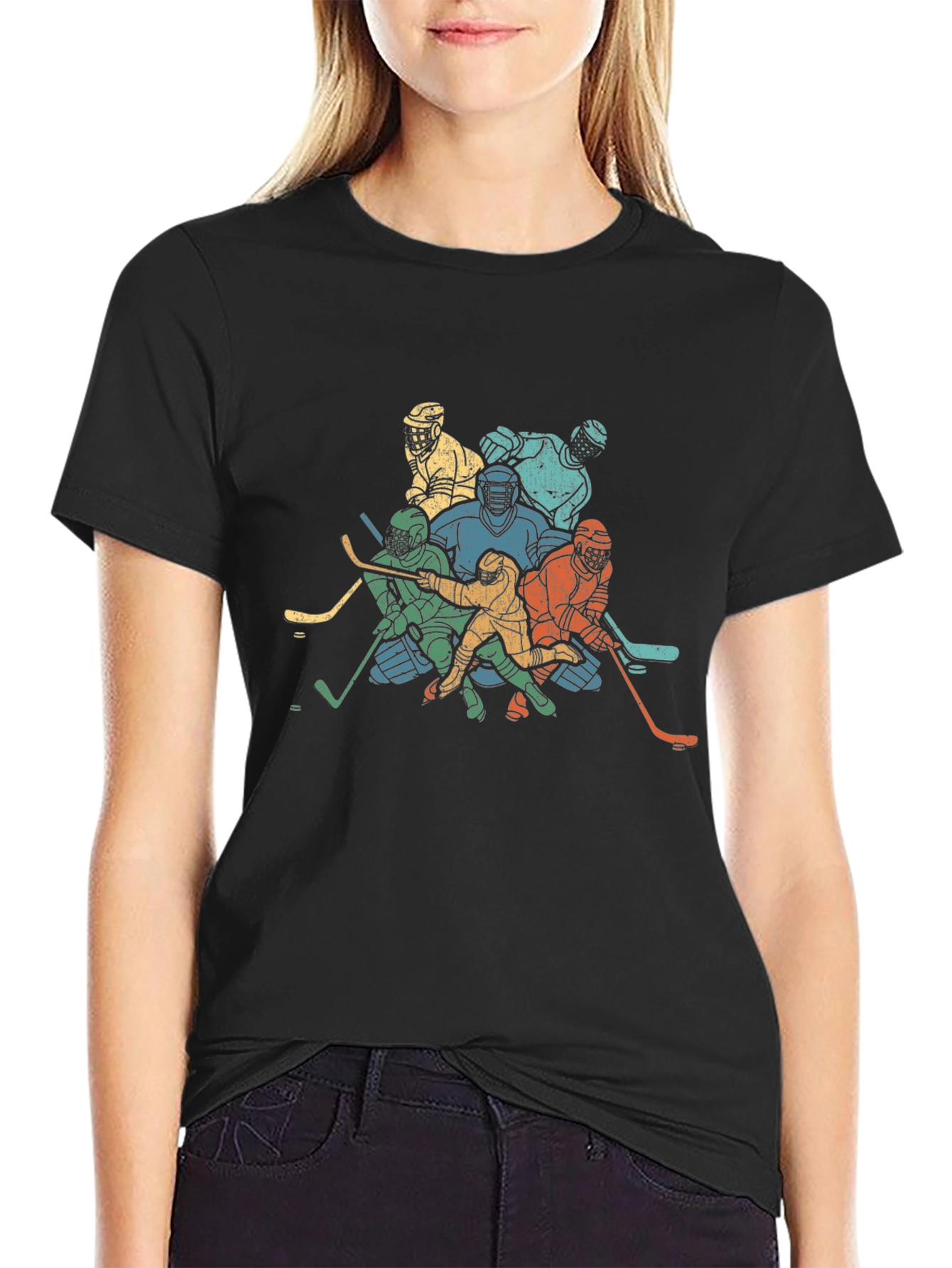 Retro Hockey Team T-Shirt