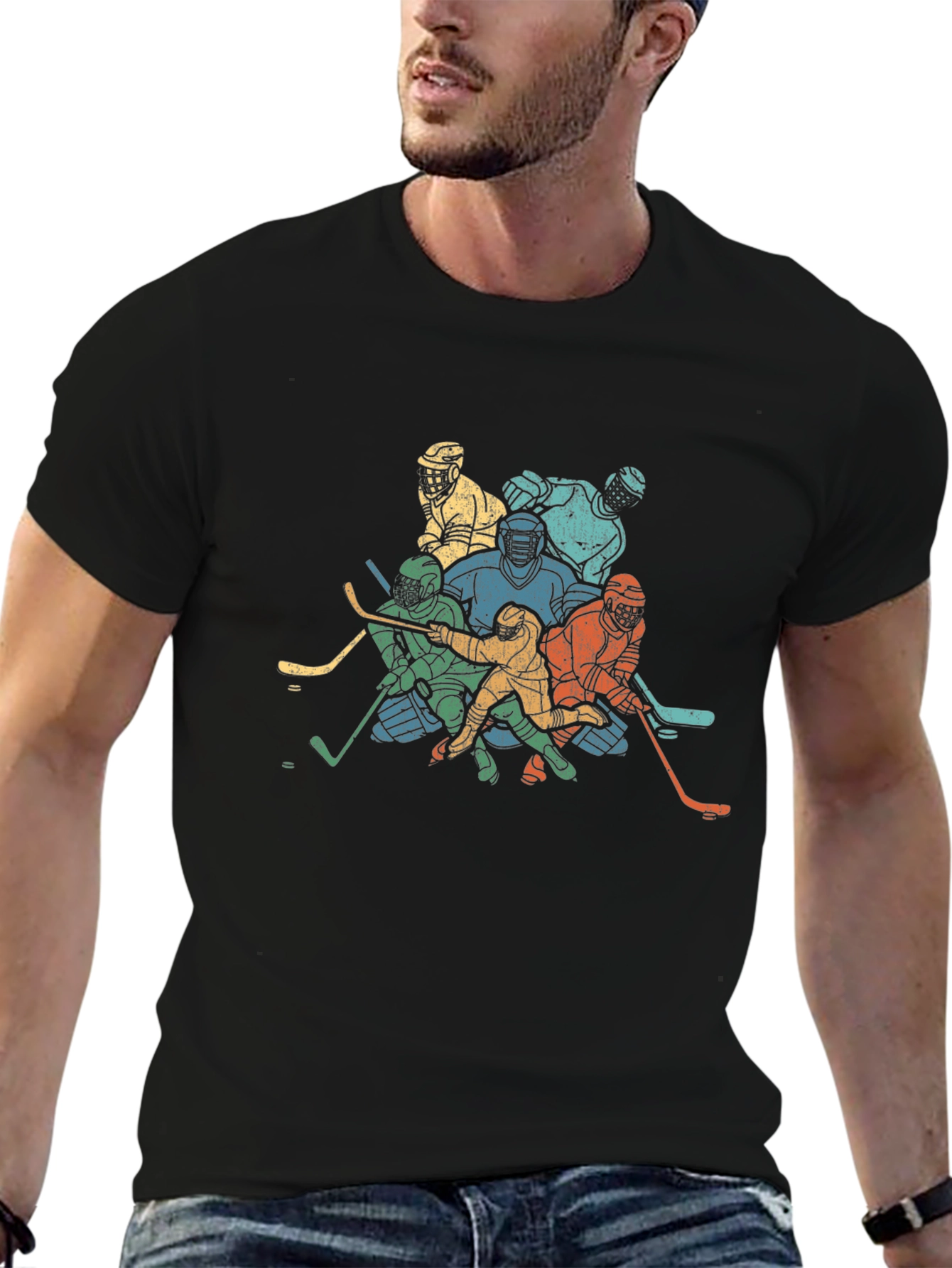 Retro Hockey Team T-Shirt