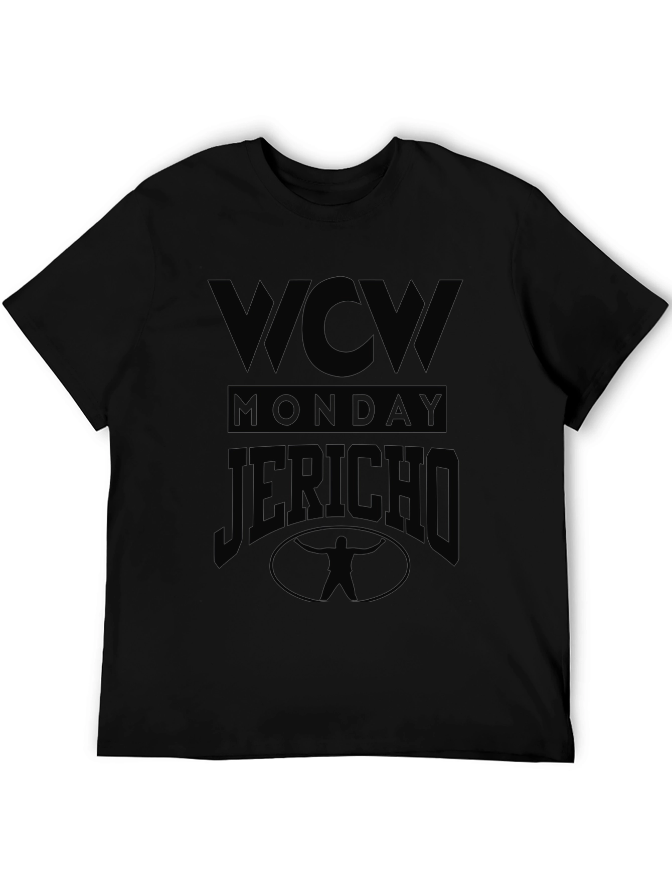 WCW Monday Jericho Black Graphic T-Shirt