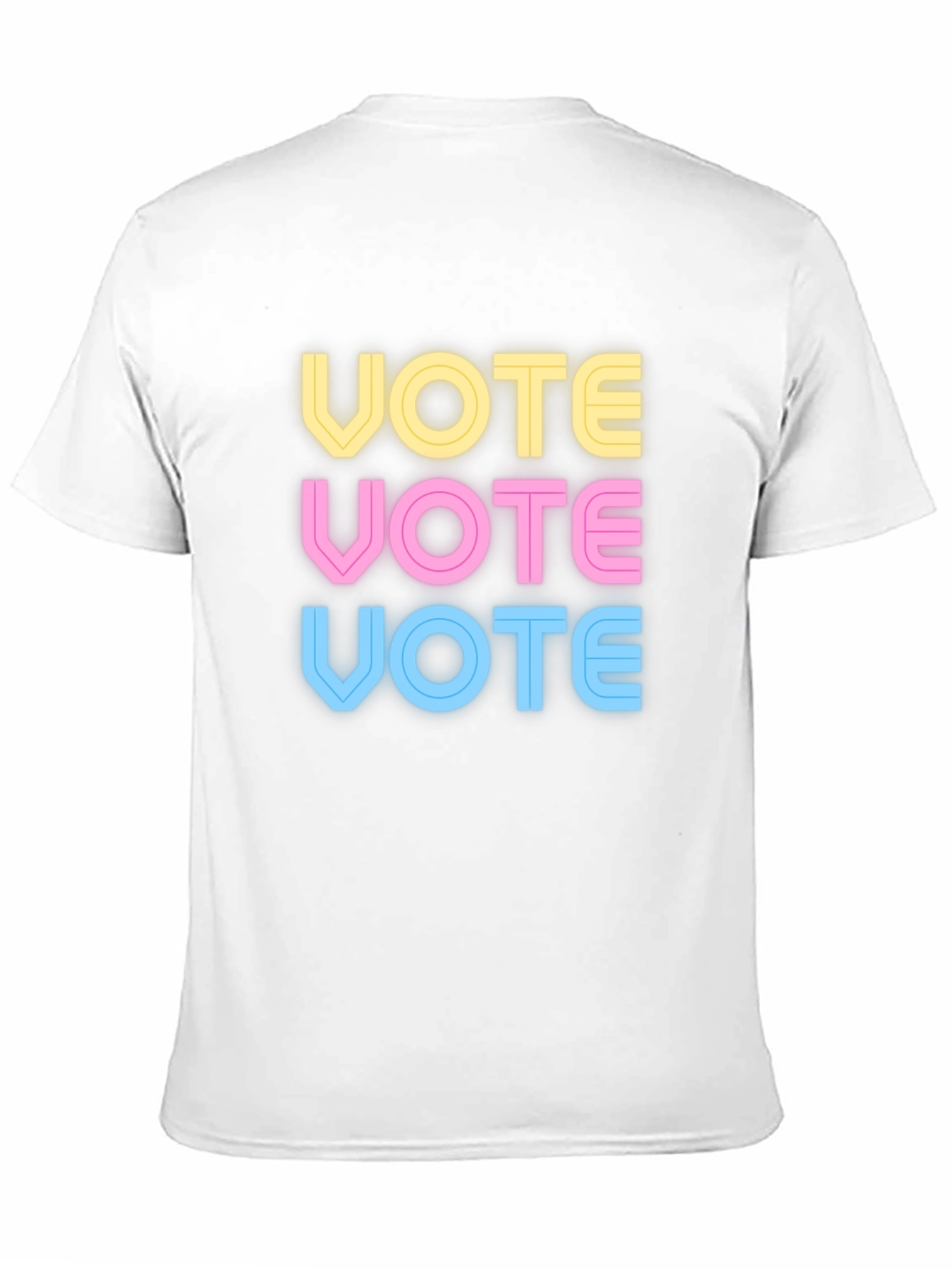 Vote Stacked Graphic Tee - Black