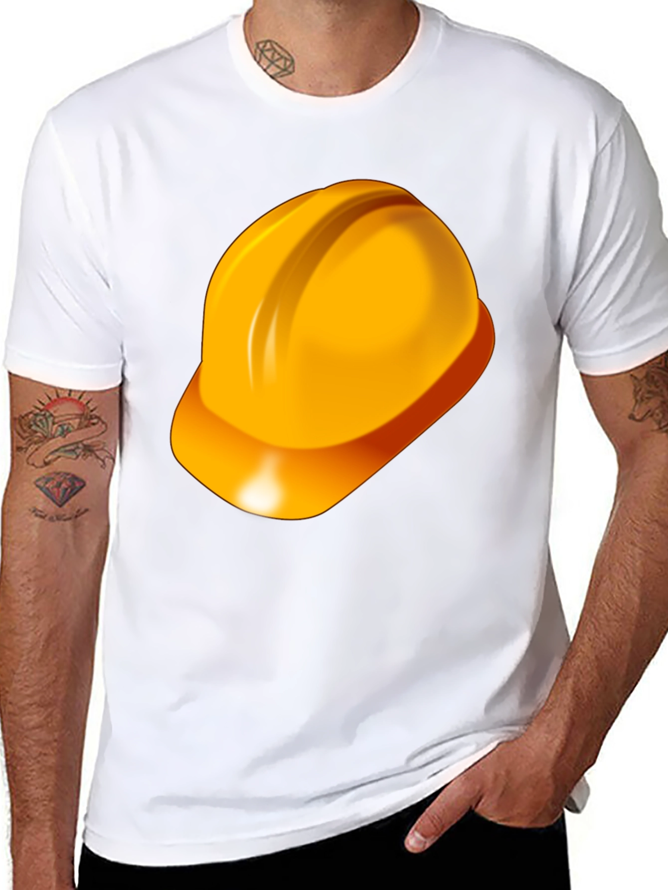 Construction Hard Hat T-Shirt - Safety First!