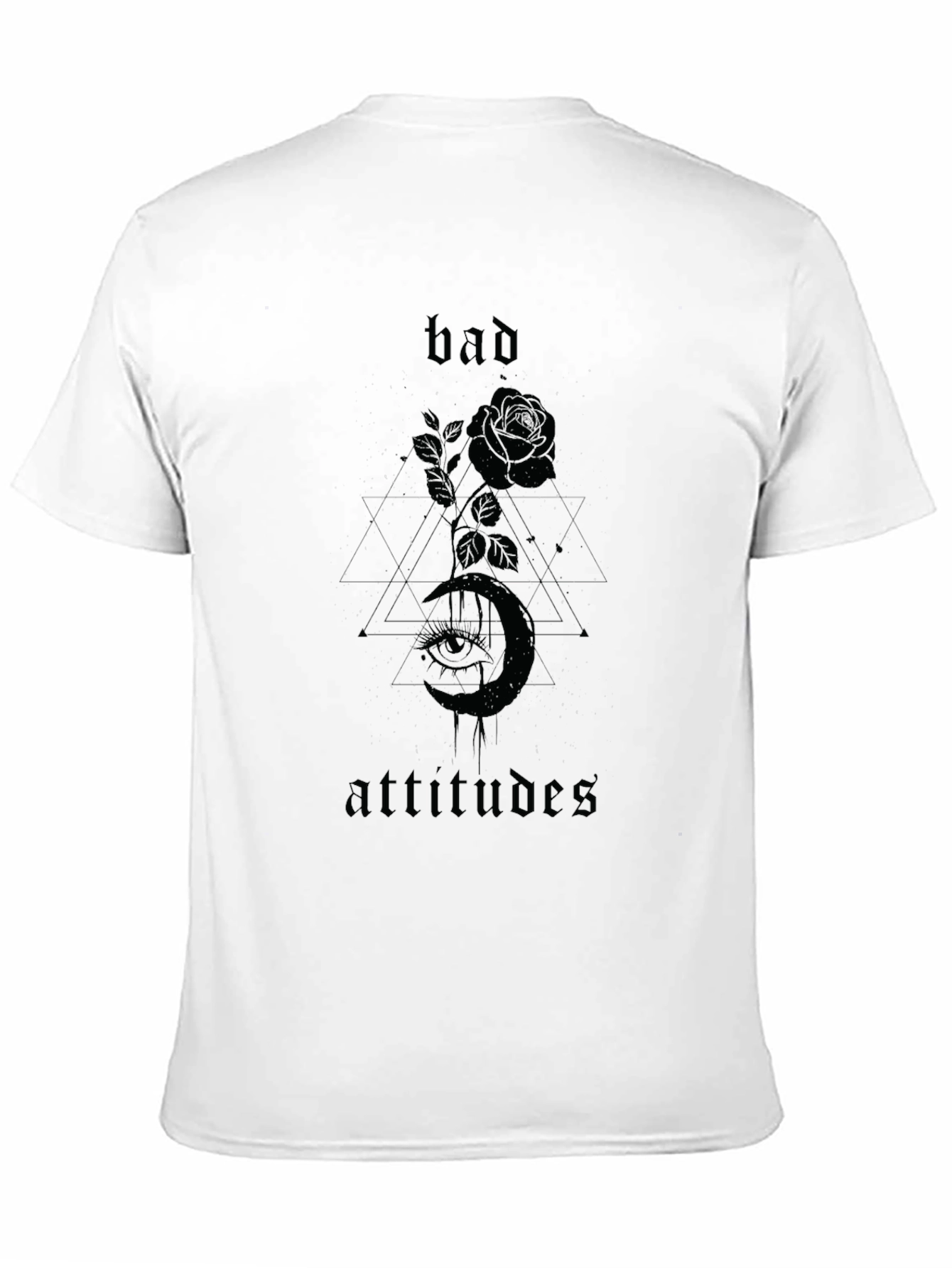 Bad Attitudes Graphic T-Shirt - Black