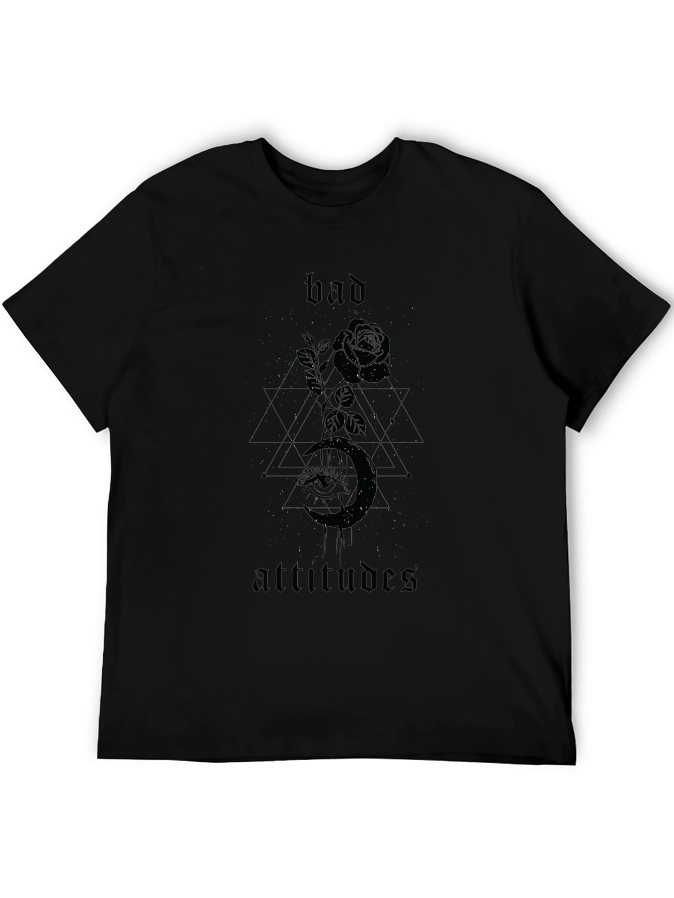 Bad Attitudes Graphic T-Shirt - Black