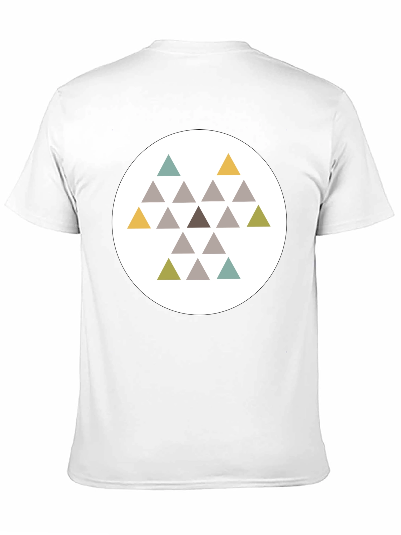 Modern Geometric Triangle T-Shirt