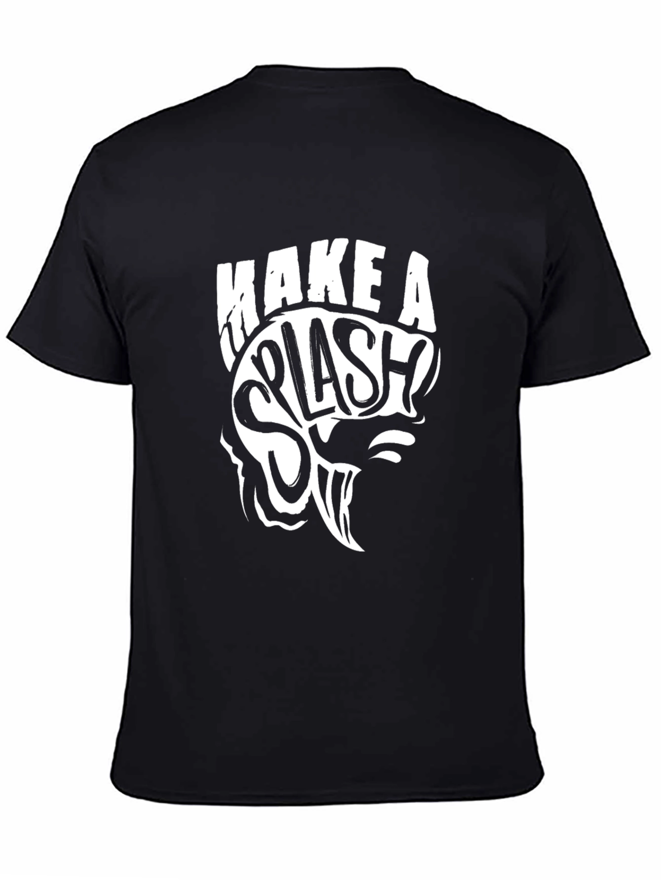 Make A Splash T-Shirt - Black Graphic Tee