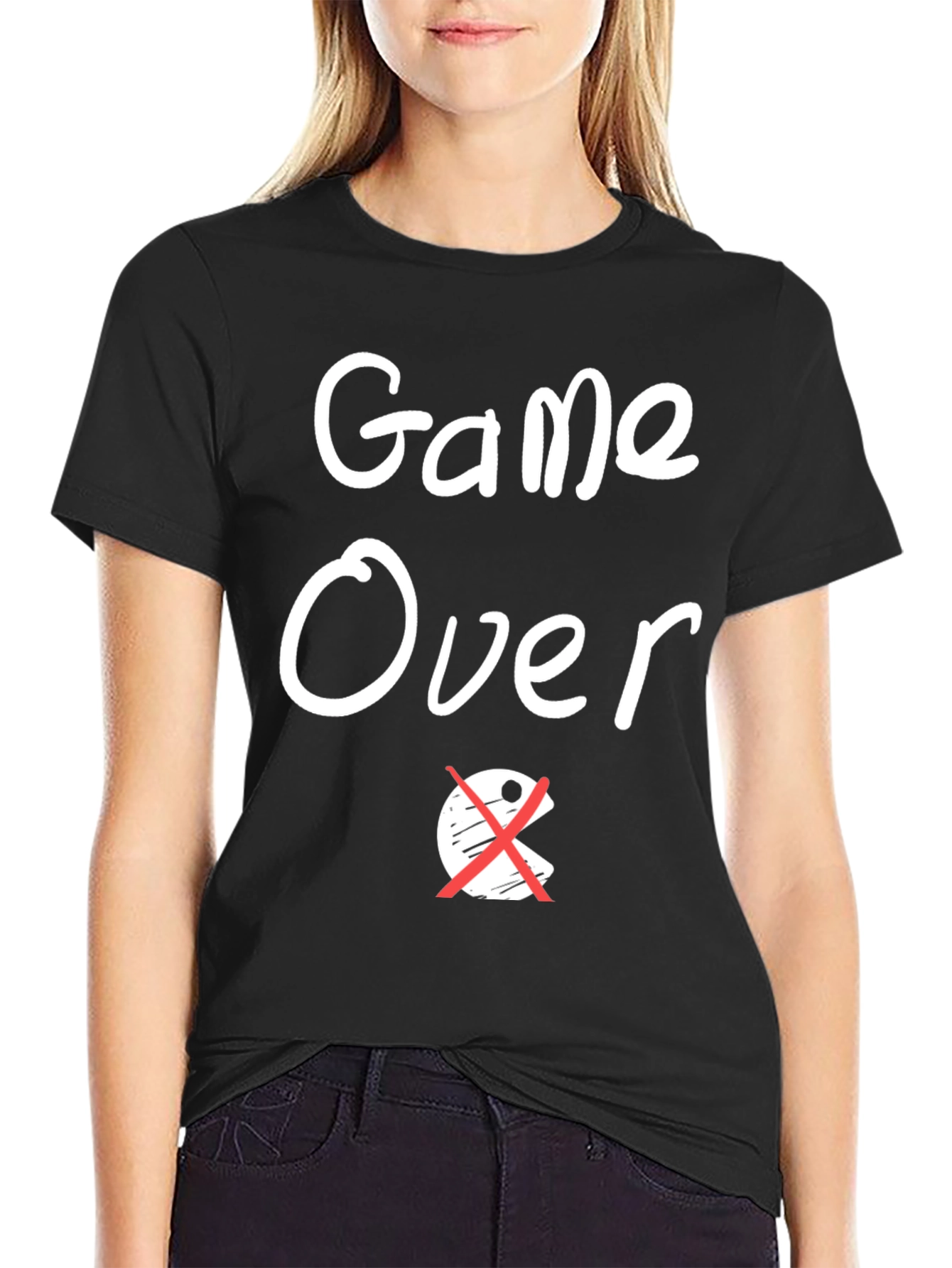Game Over Pacman T-Shirt - Gamer Style!
