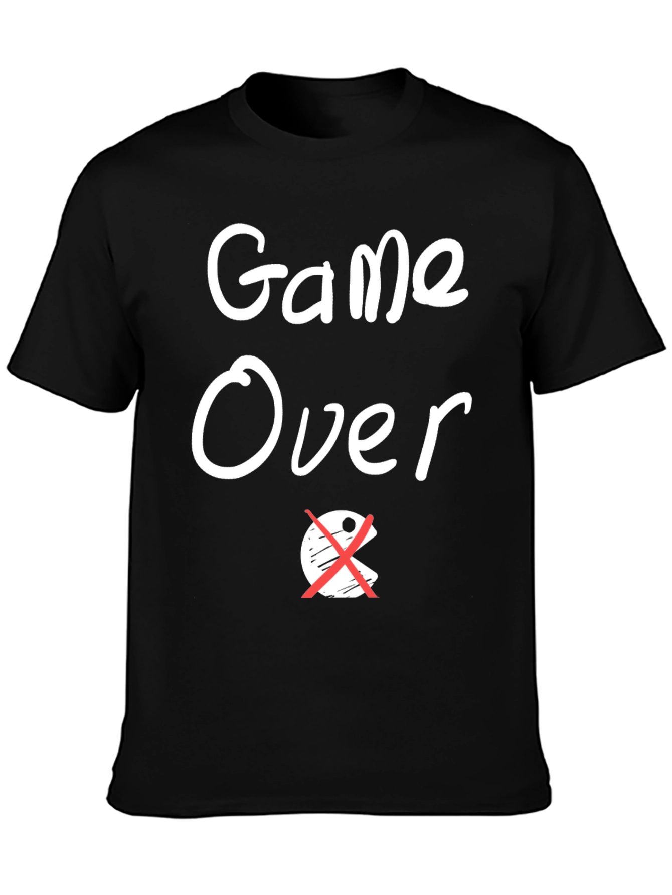 Game Over Pacman T-Shirt - Gamer Style!